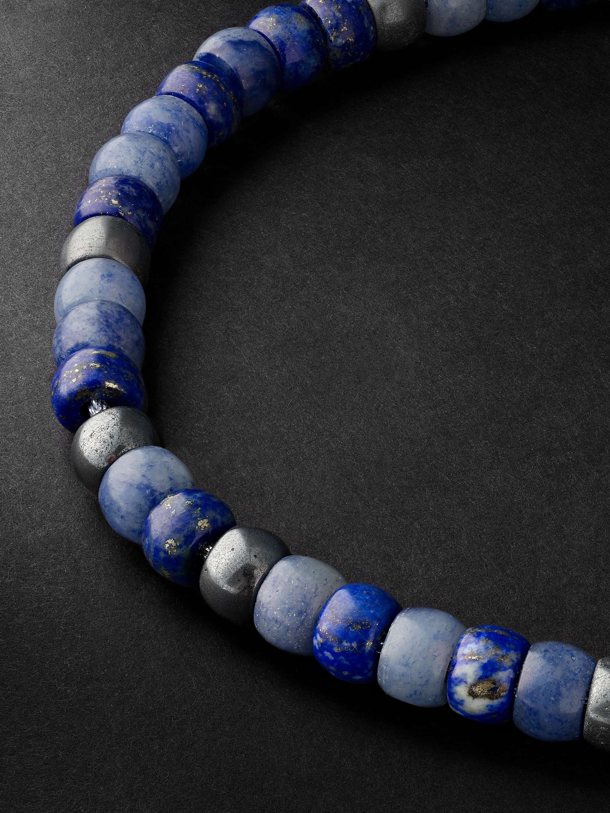 CAROLINA BUCCI Mykonos Forte Beads Blackened Gold Multi-Stone Bracelet