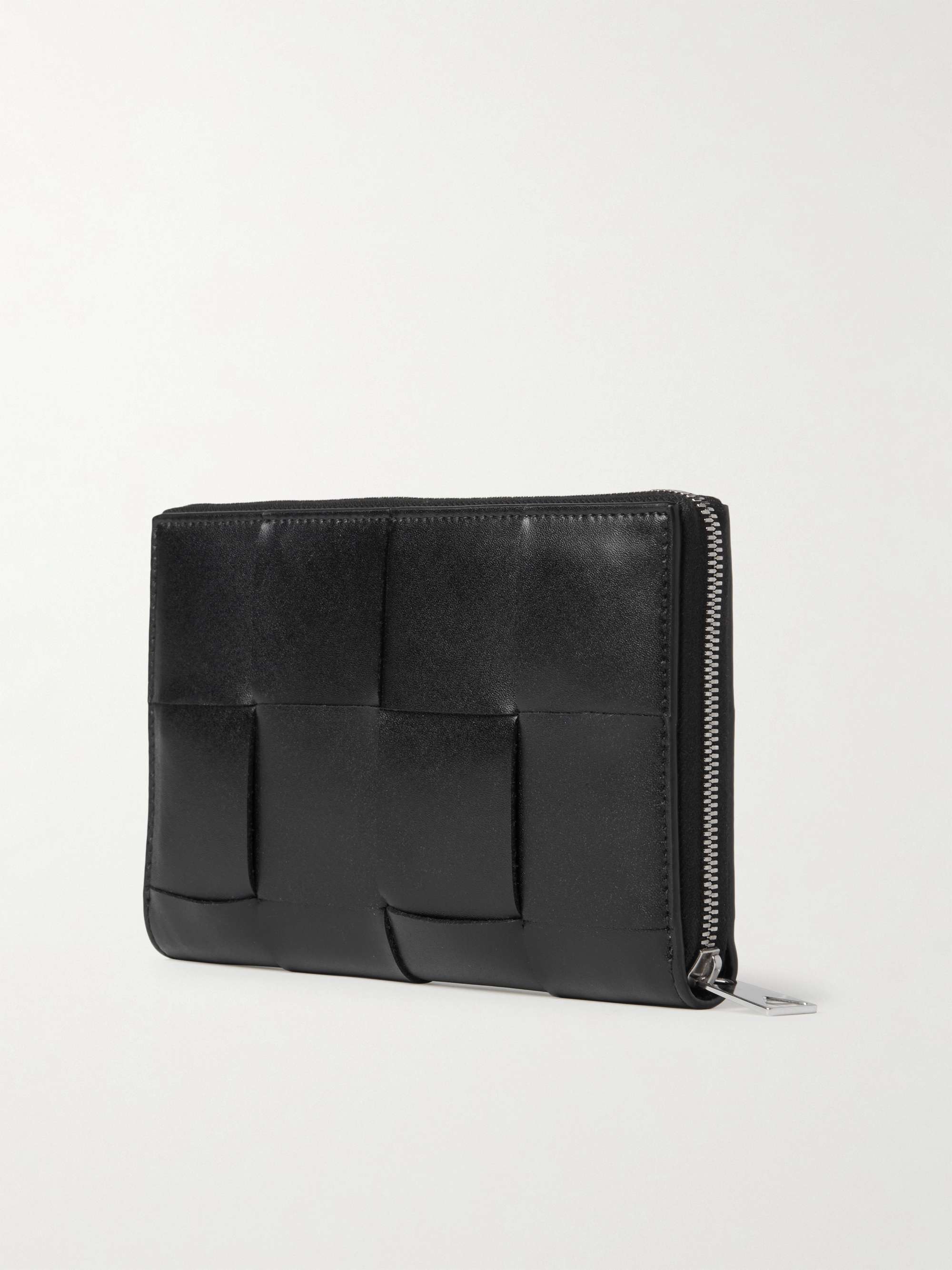 BOTTEGA VENETA Intrecciato Leather Zip-Around Wallet