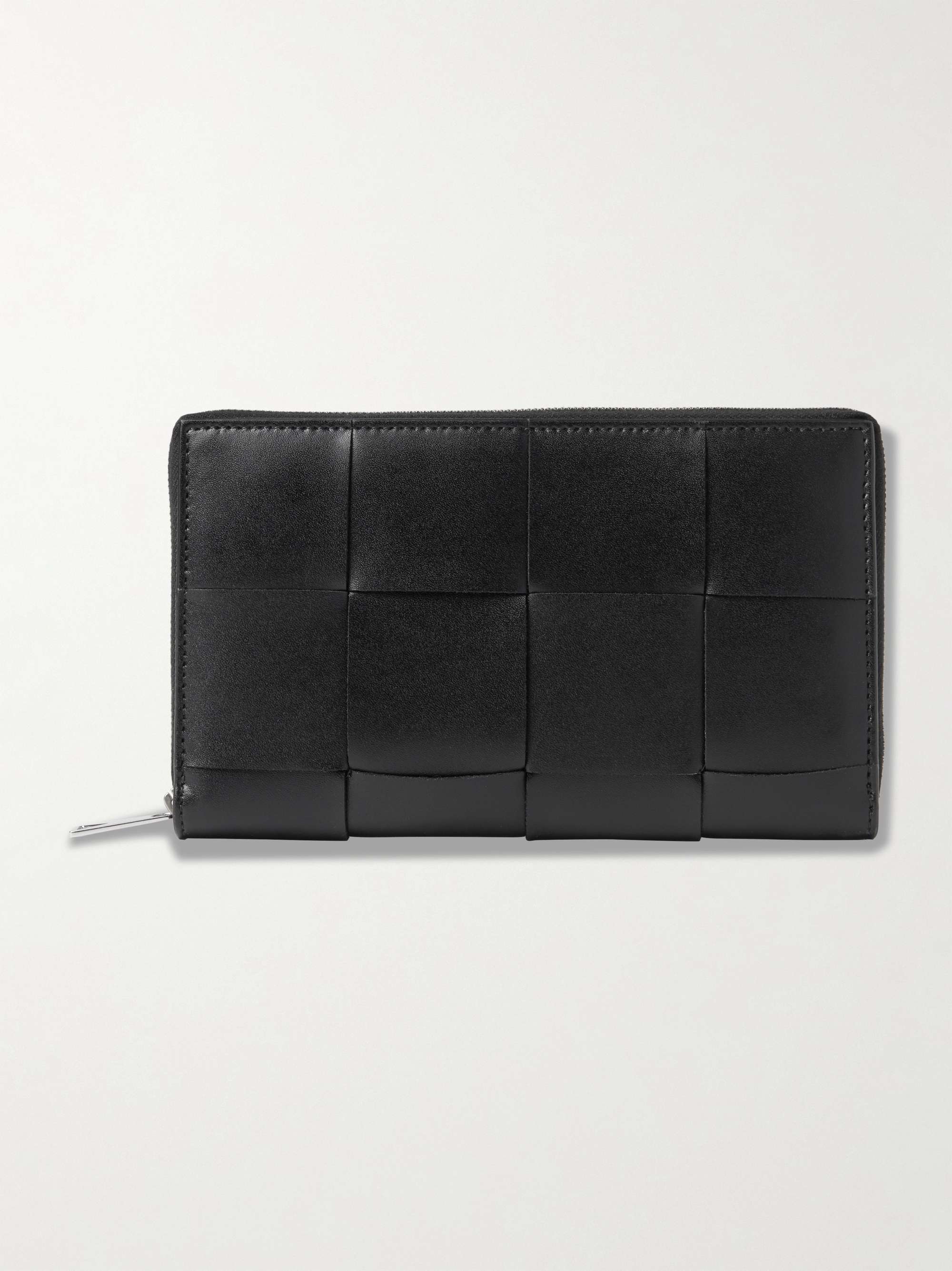 BOTTEGA VENETA Intrecciato Leather Zip Around Wallet for Men MR PORTER