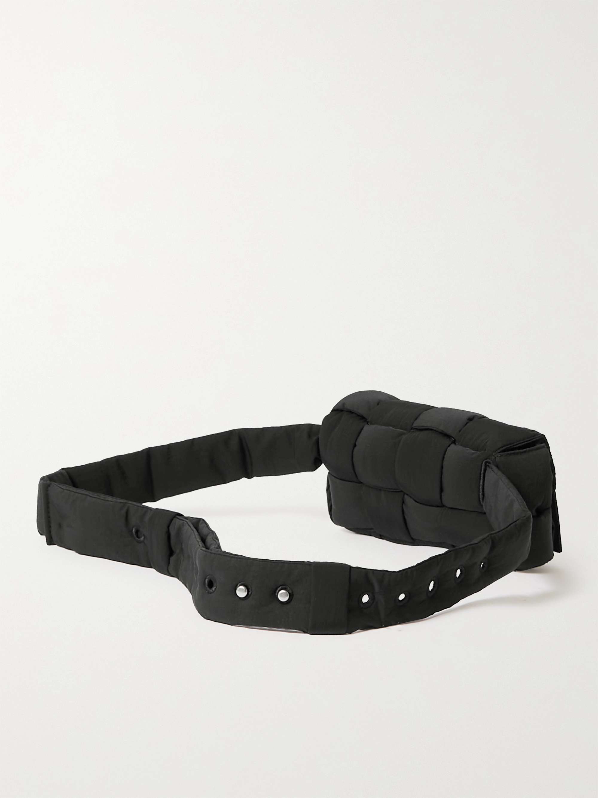 BOTTEGA VENETA Intrecciato Padded Shell Belt Bag
