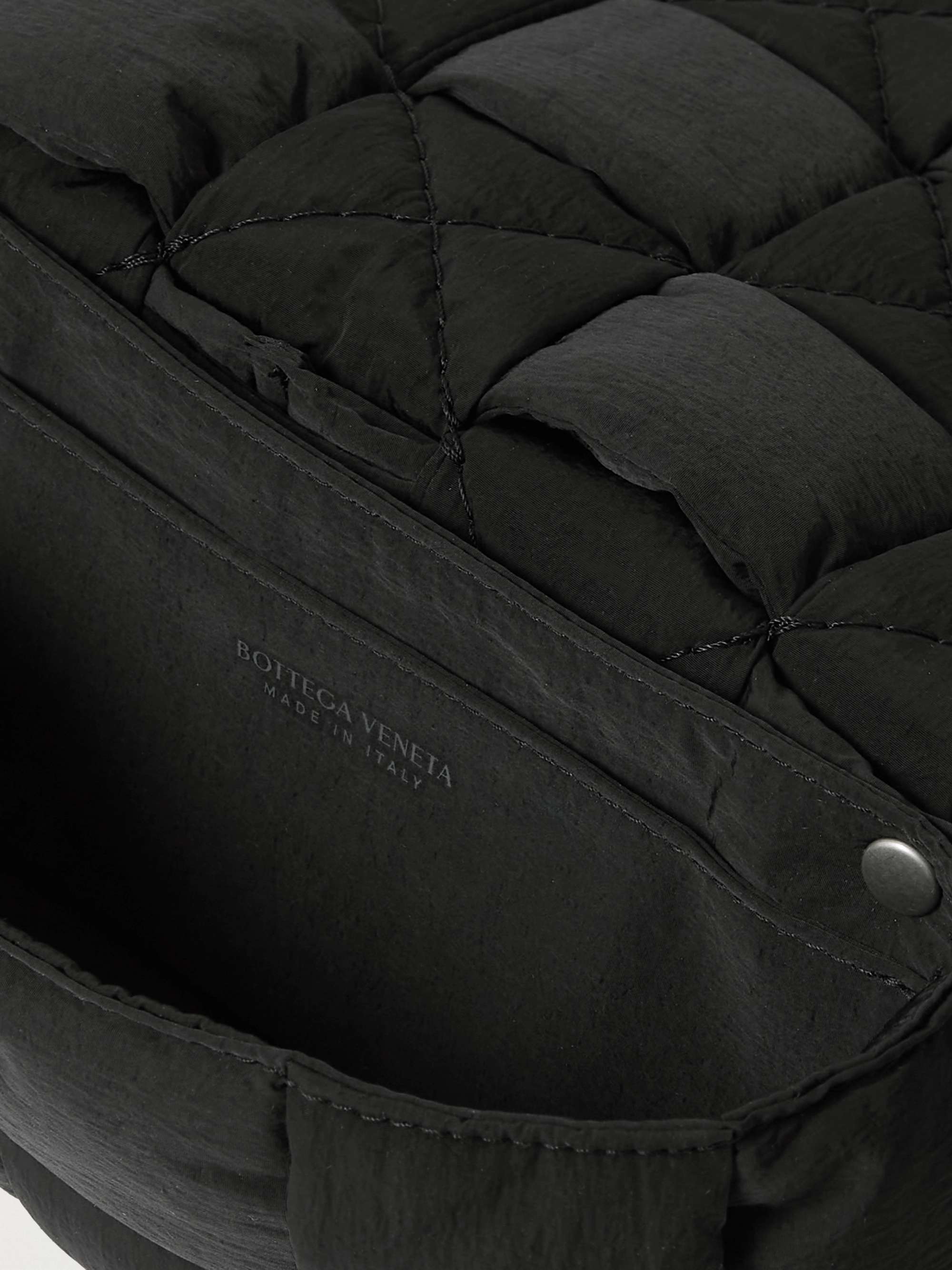 BOTTEGA VENETA Intrecciato Padded Shell Belt Bag