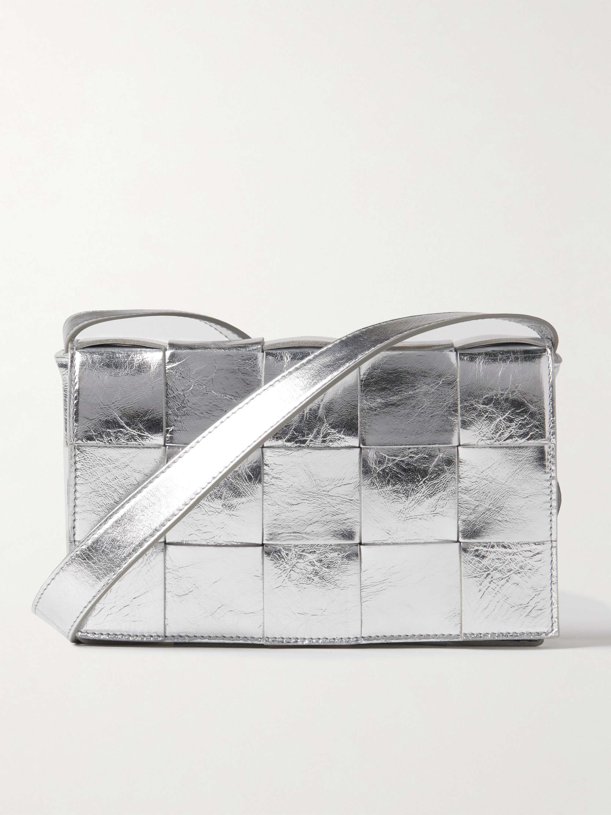 Bottega Veneta: Small Cassette Bag (Silver) | Gagosian Shop