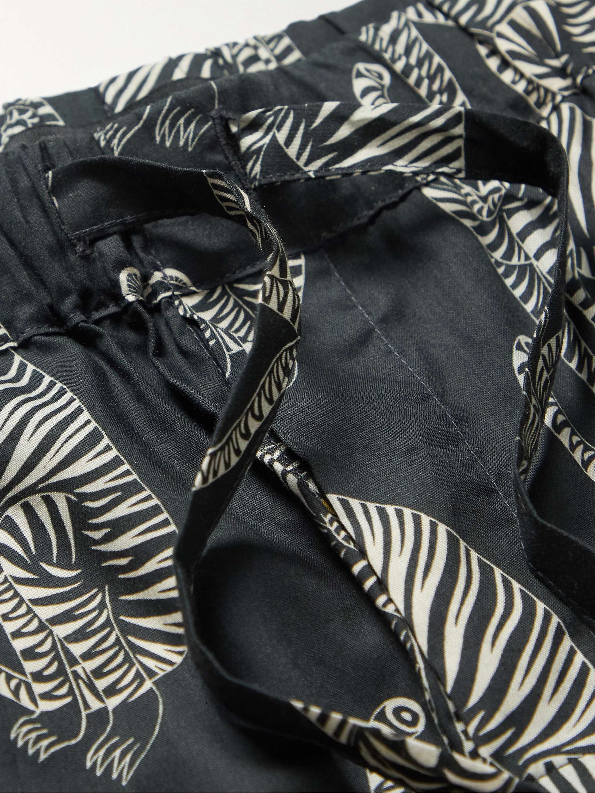 DESMOND & DEMPSEY Printed Cotton Pyjama Trousers