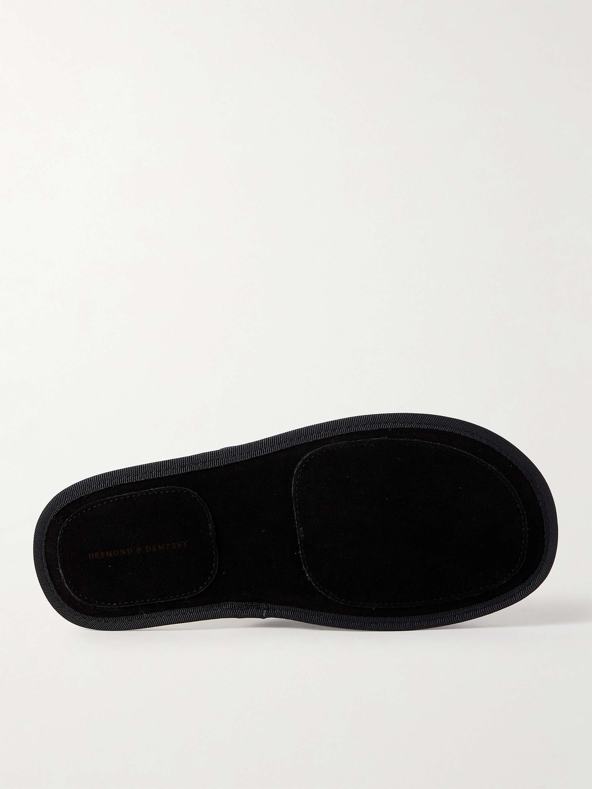 DESMOND & DEMPSEY Byron Wool-Lined Quilted Printed Cotton Slippers