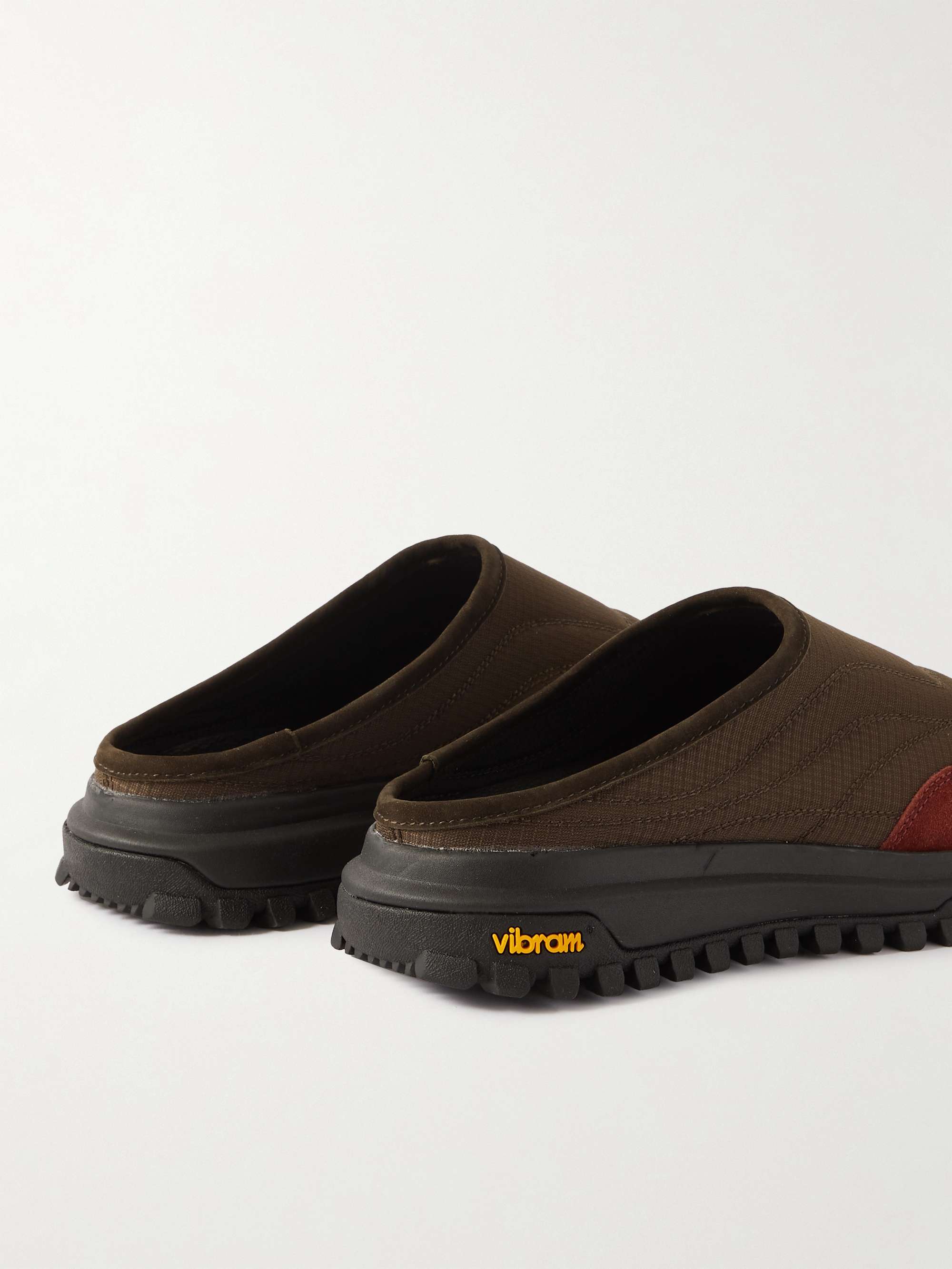 DIEMME Maggiore Slip-On Suede-Trimmed Nylon Sneakers for Men | MR PORTER