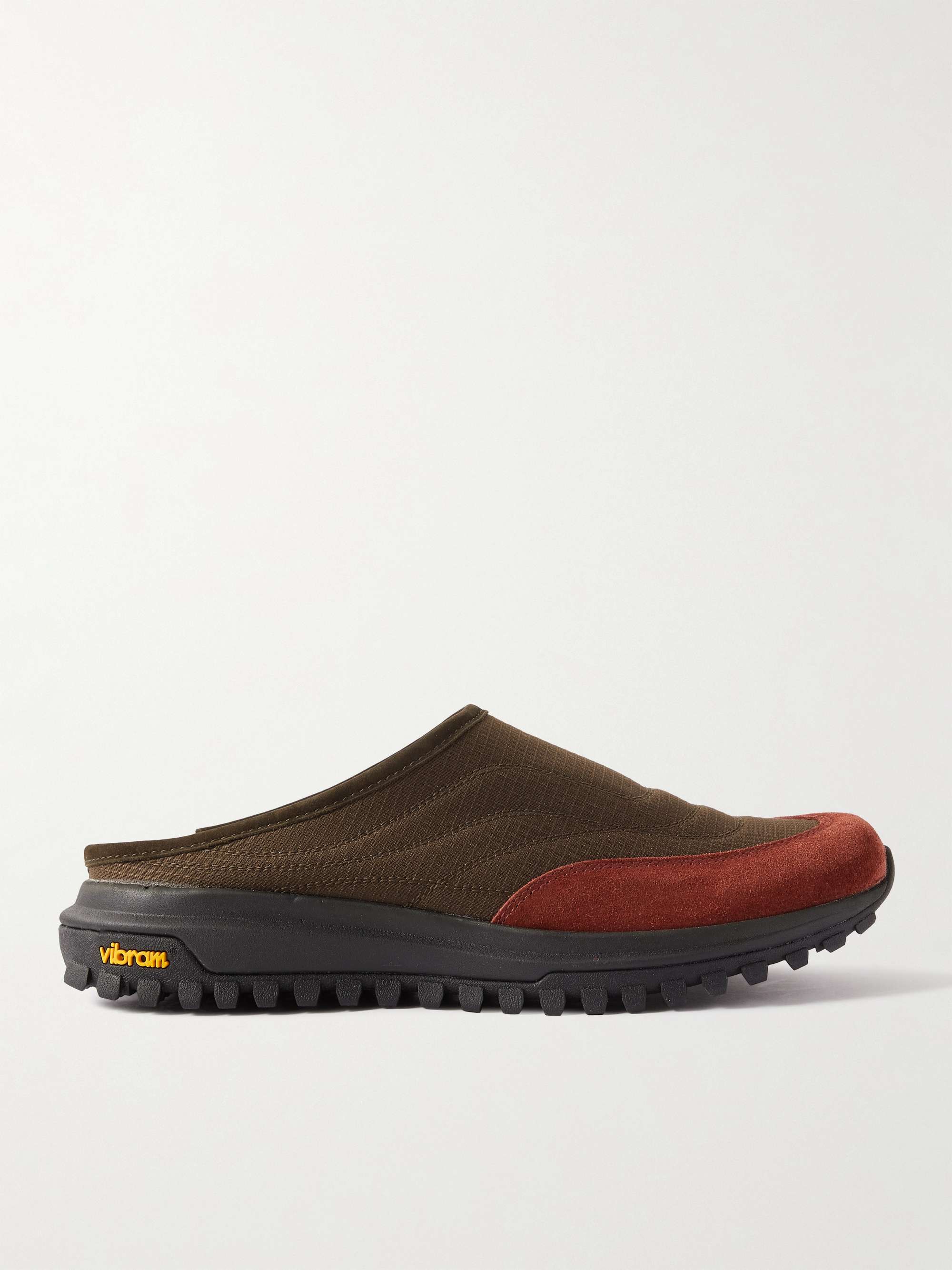DIEMME Maggiore Slip On Suede Trimmed Nylon Sneakers for Men MR
