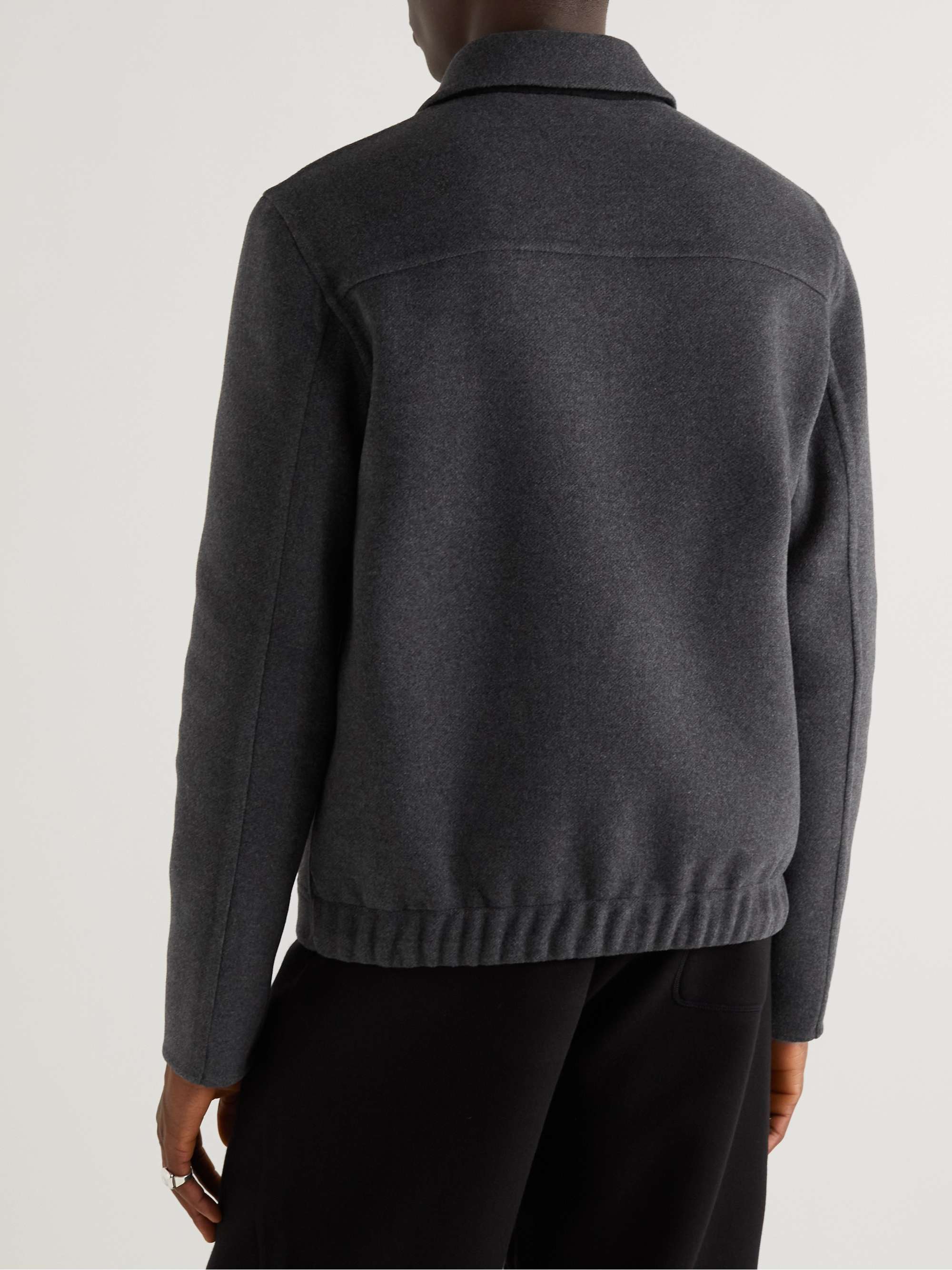 MR P. Double-Faced Splitable Virgin Wool-Blend Blouson Jacket