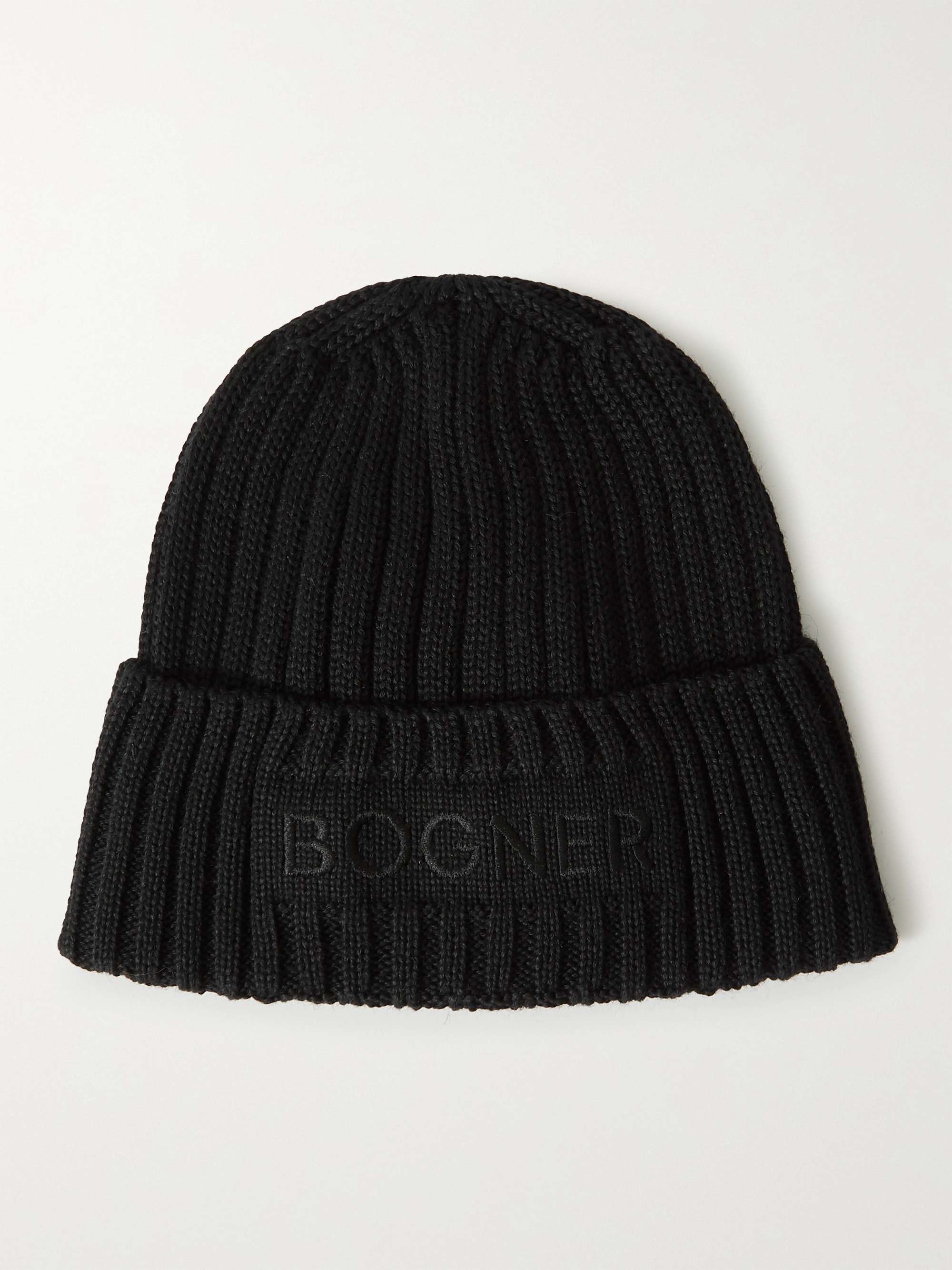 BOGNER Enio Logo-Embroidered Virgin Wool-Blend Ski Beanie