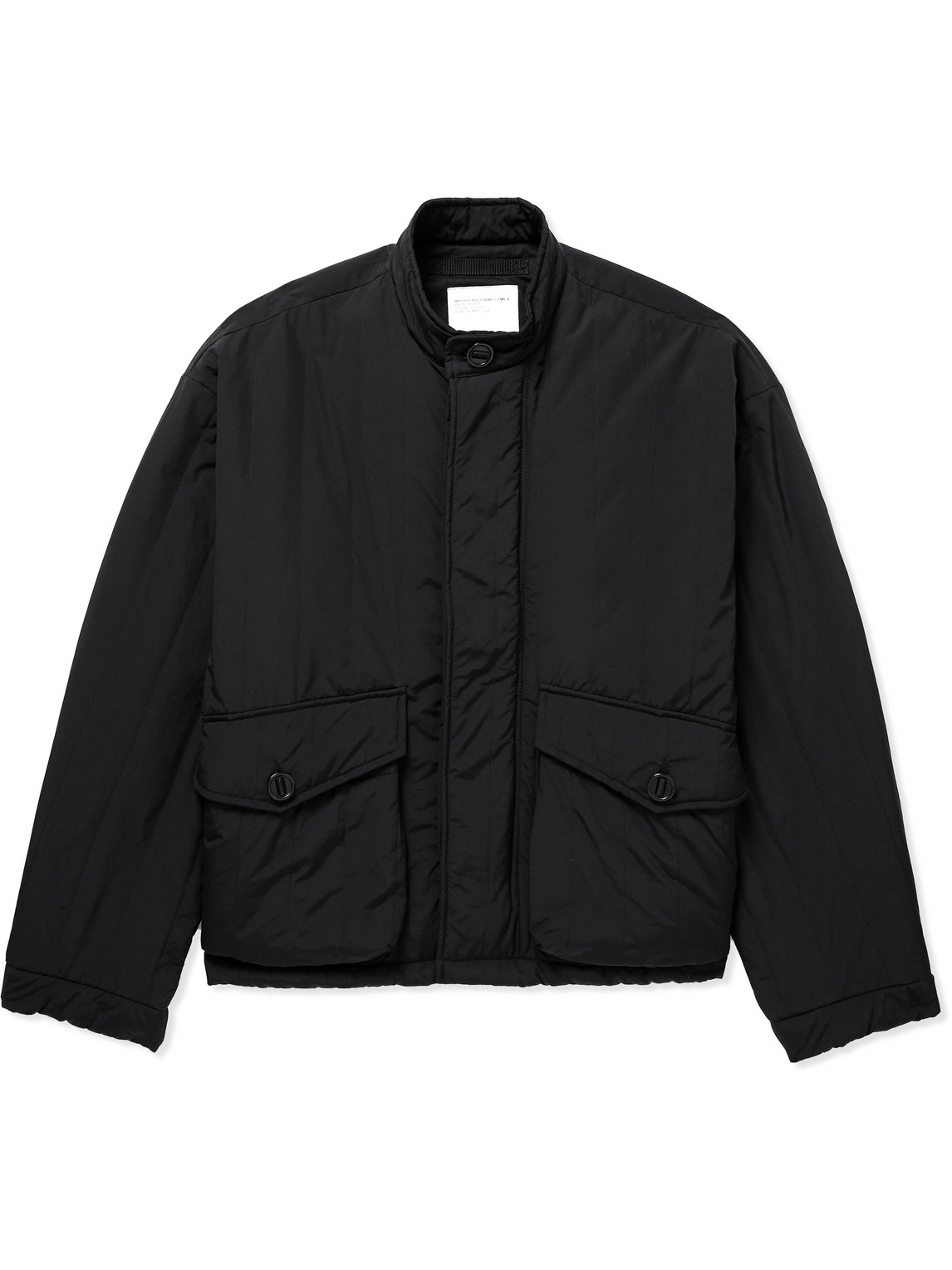 Applied Art Forms Cm1-3 Padded Quilted Nylon Jacket Liner In Black
