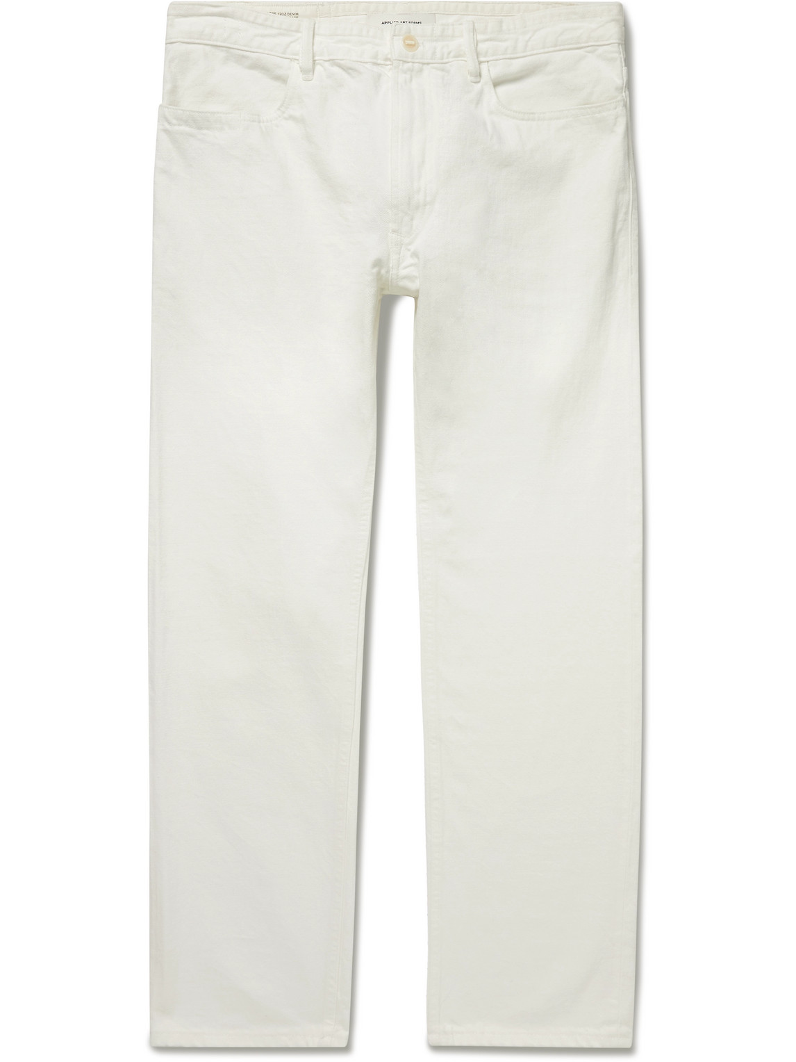 Applied Art Forms Dm2-1 Straight-leg Selvedge Jeans In White