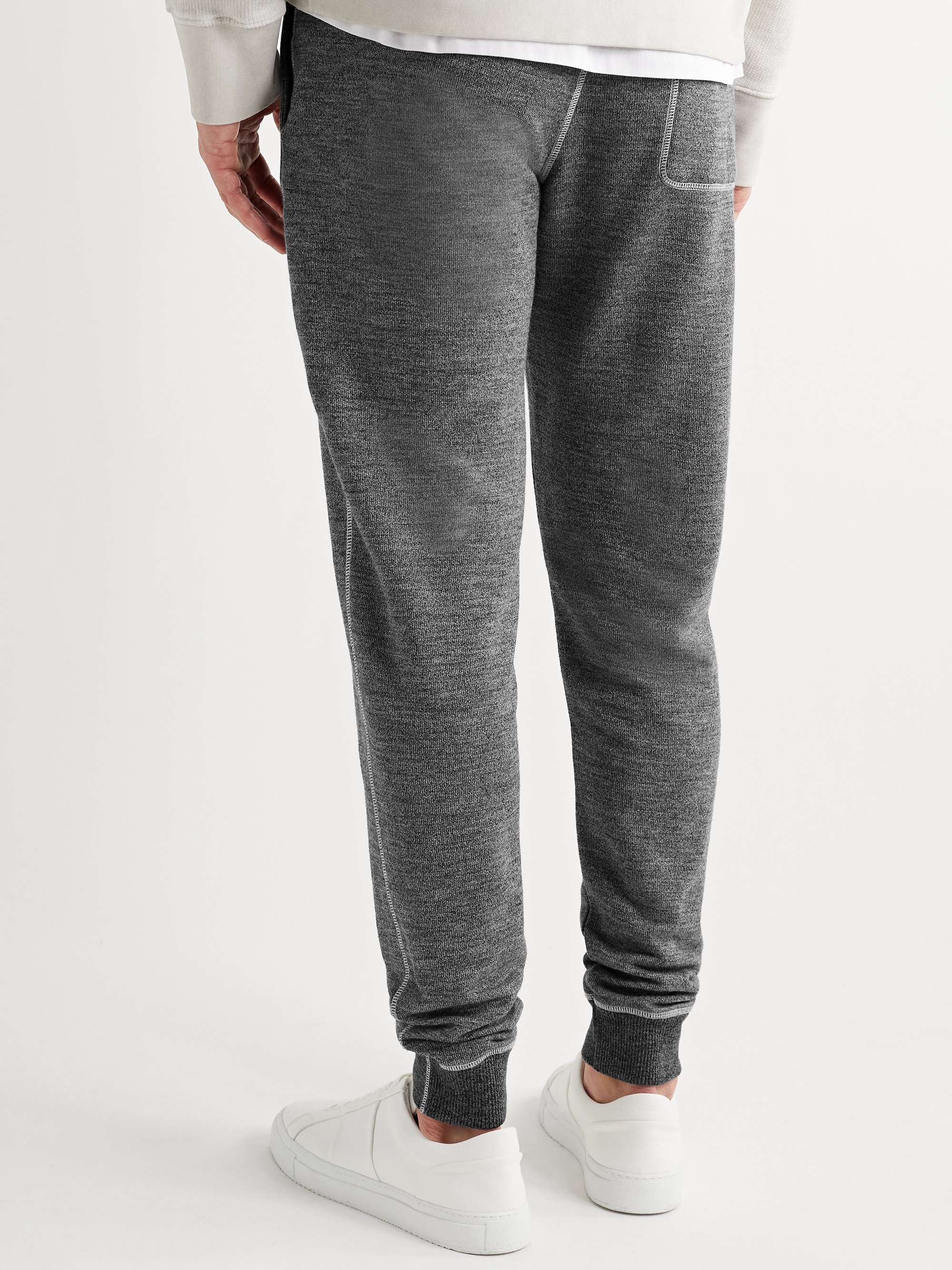 ORLEBAR BROWN Beagi Tapered Cotton and Wool-Blend Jersey Sweatpants