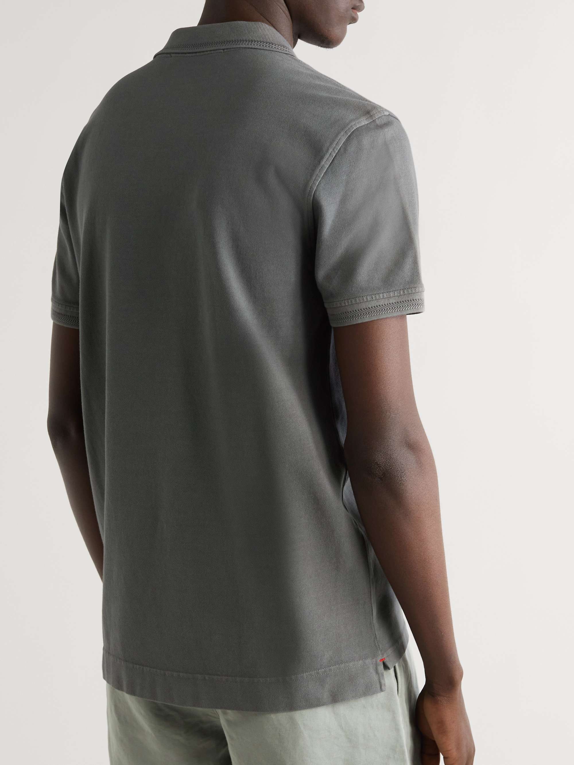 ORLEBAR BROWN Jarrett Cotton-Piqué Polo Shirt