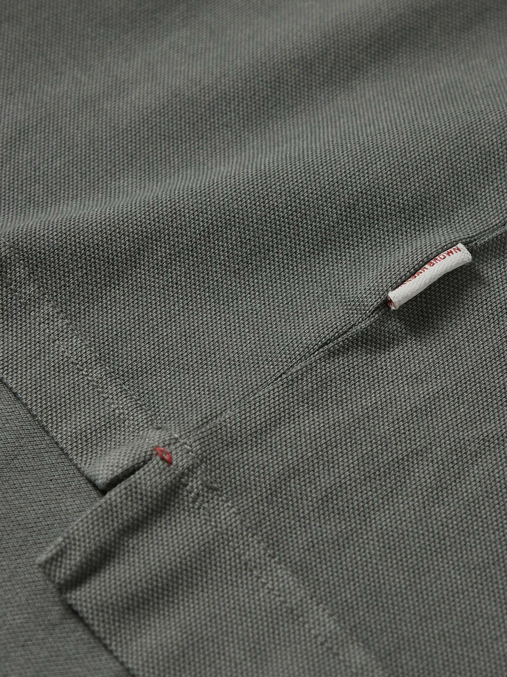 ORLEBAR BROWN Jarrett Cotton-Piqué Polo Shirt