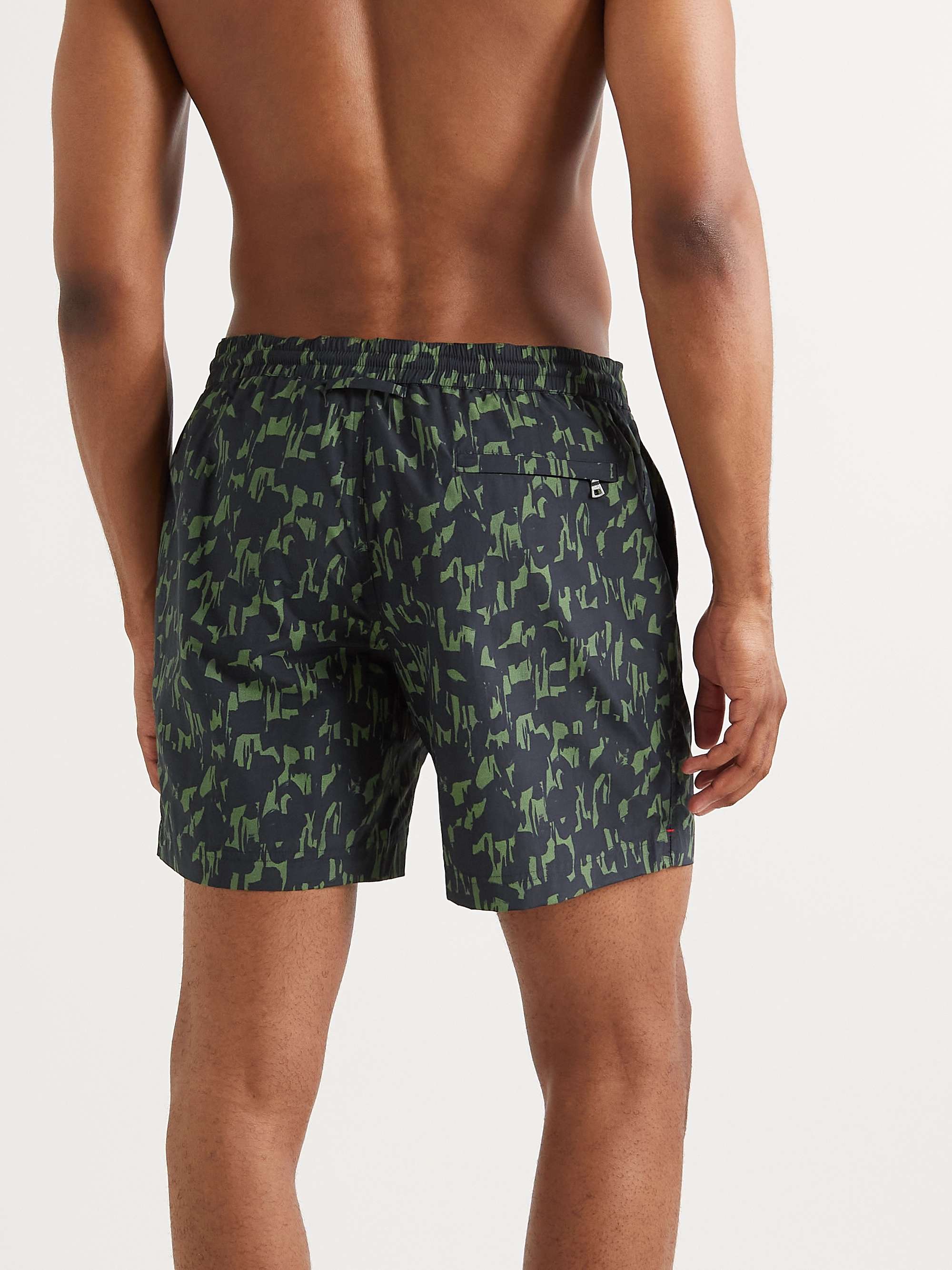 ORLEBAR BROWN Standard Straight-Leg Mid-Length Printed Swim Shorts