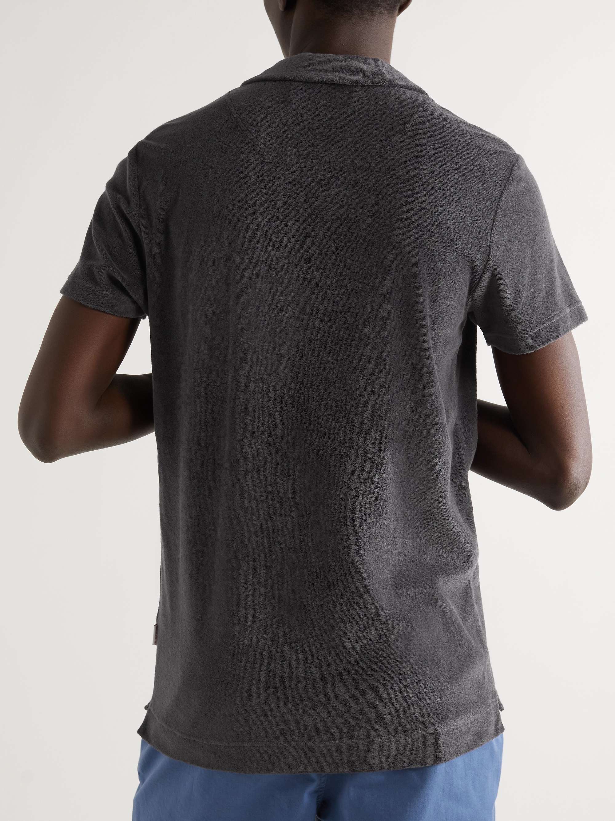 ORLEBAR BROWN Terry Cotton-Terry Polo Shirt