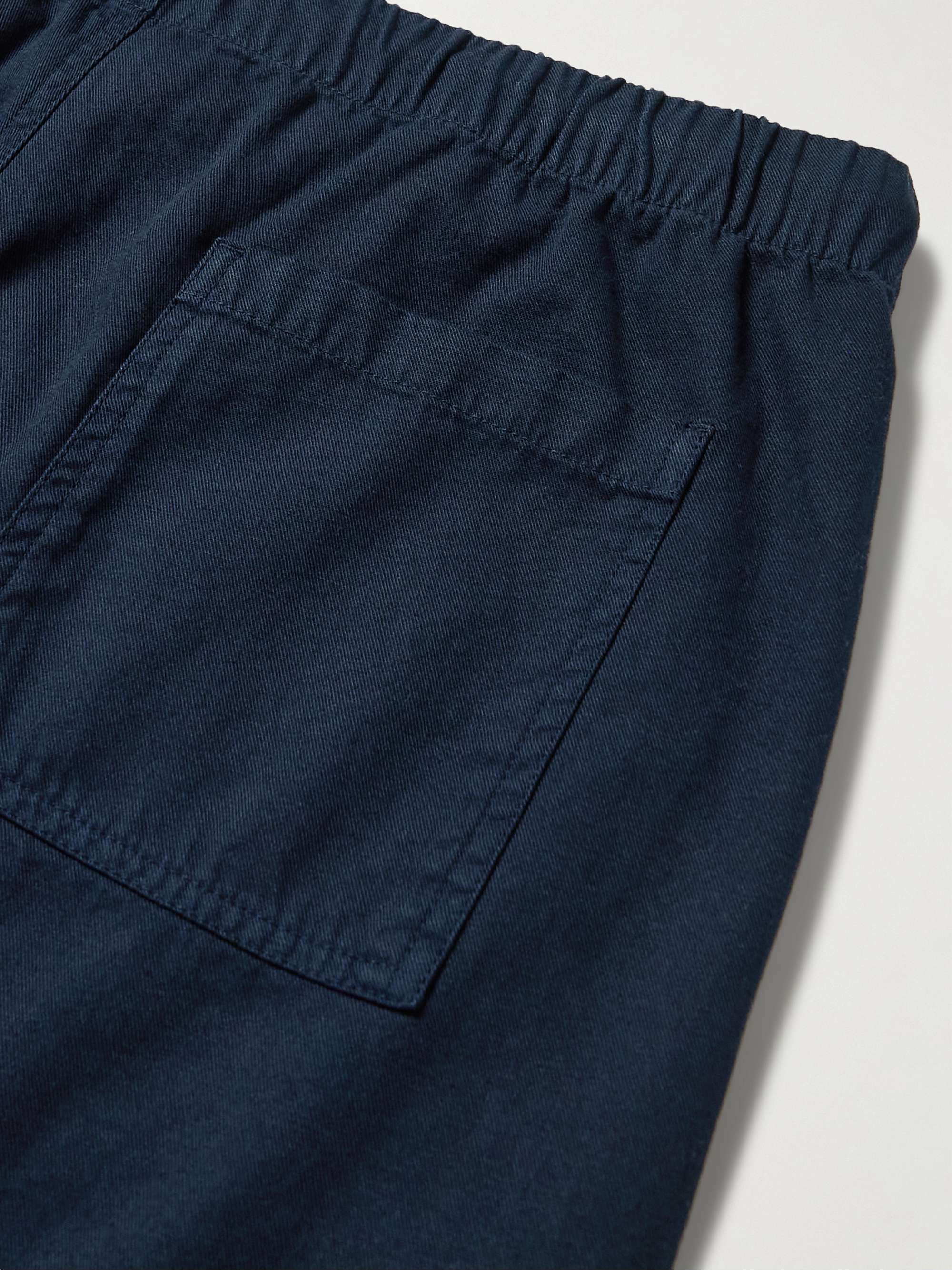 ORLEBAR BROWN Telford Beach Straight-Leg Organic Cotton Drawstring Trousers