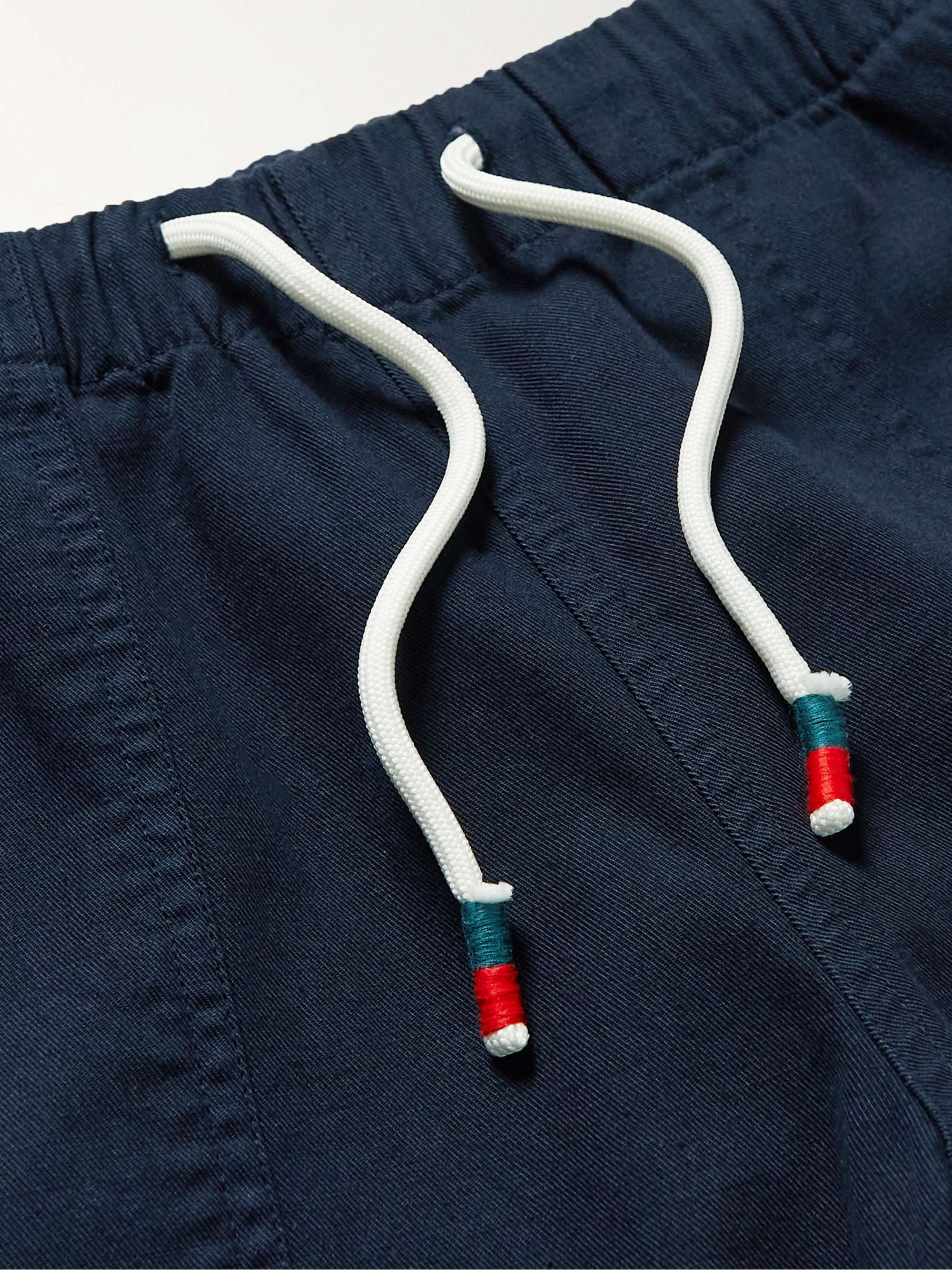ORLEBAR BROWN Telford Beach Straight-Leg Organic Cotton Drawstring Trousers