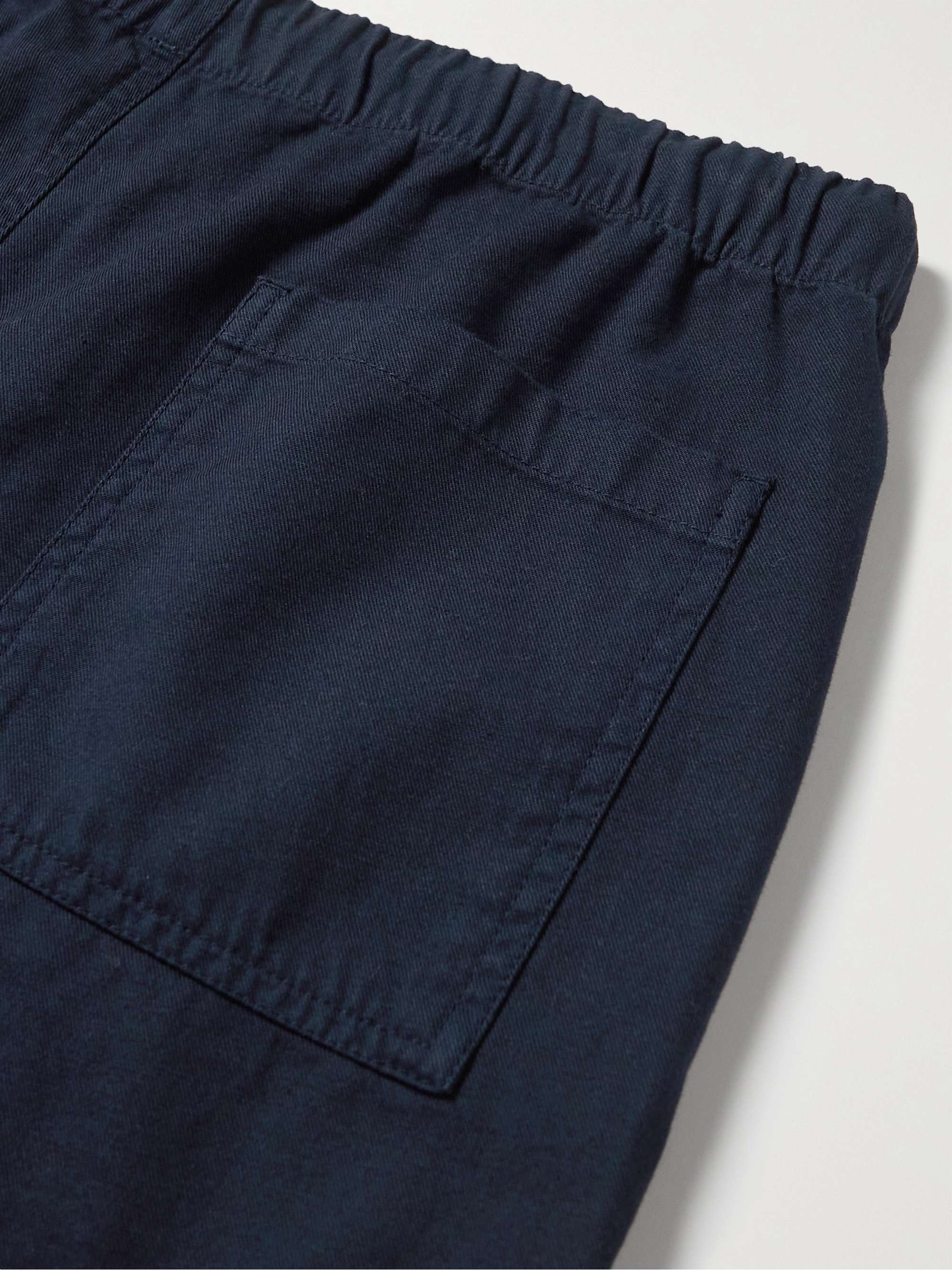 ORLEBAR BROWN Napo Straight-Leg Cotton and Linen-Blend Drawstring Shorts