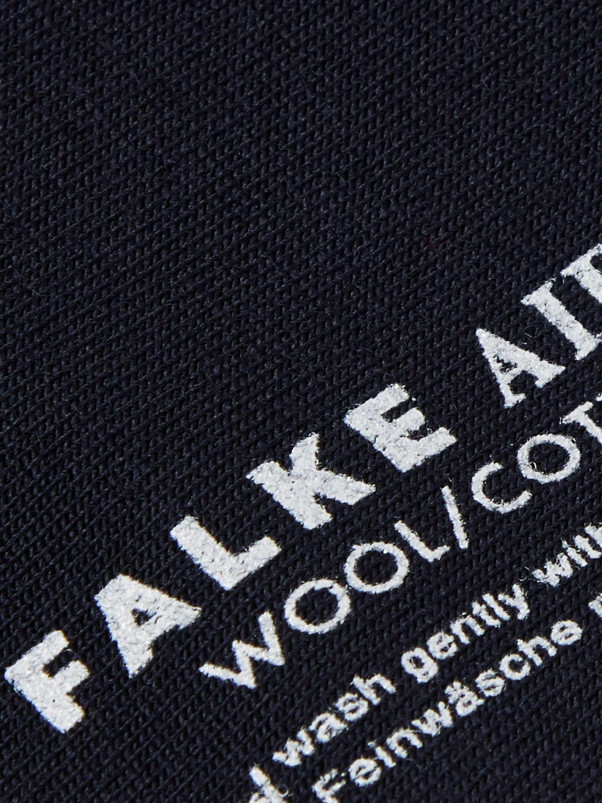 FALKE Three-Pack Airport Virgin Wool-Blend Socks