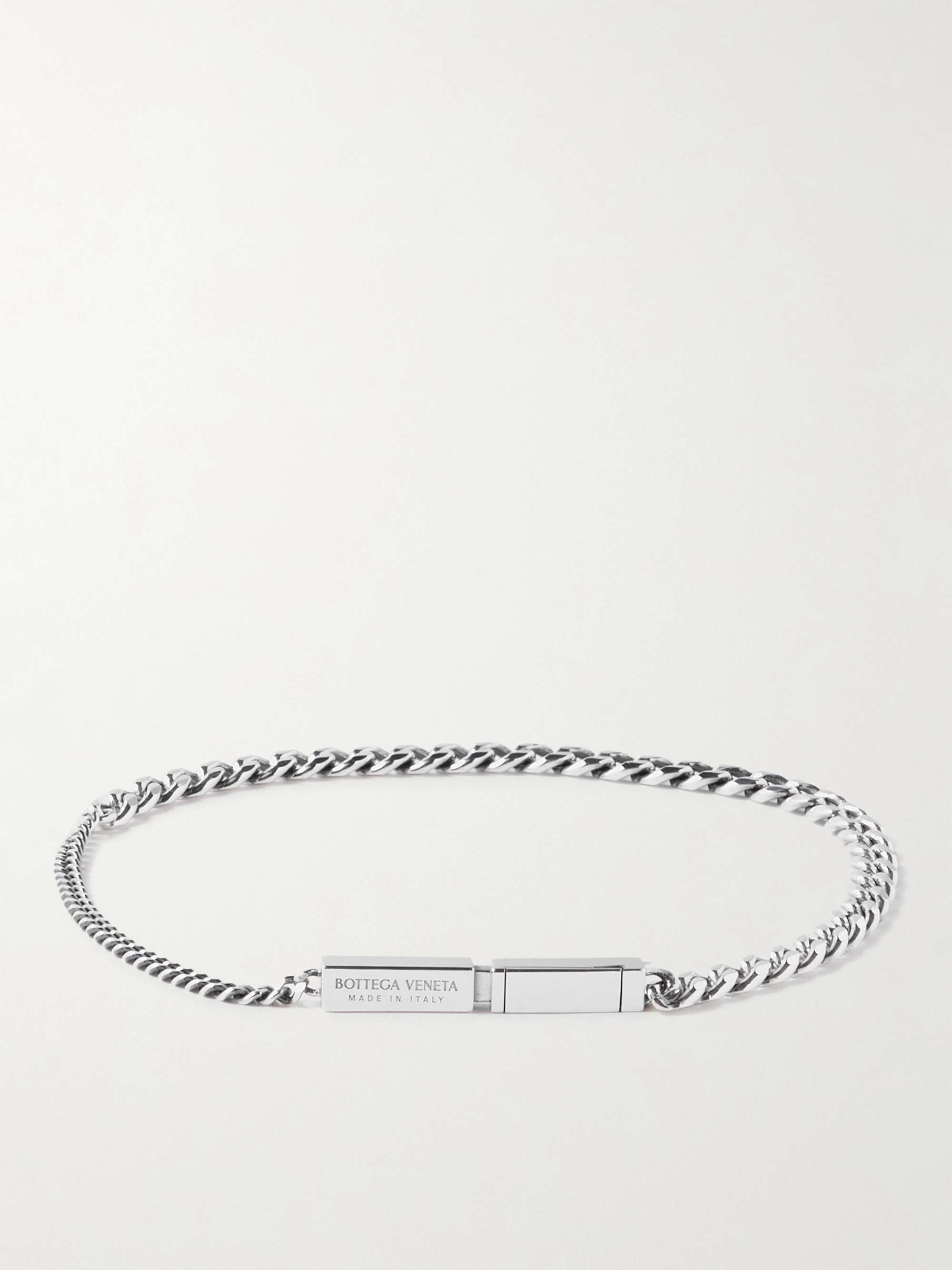 BOTTEGA VENETA Sterling Silver Chain Bracelet