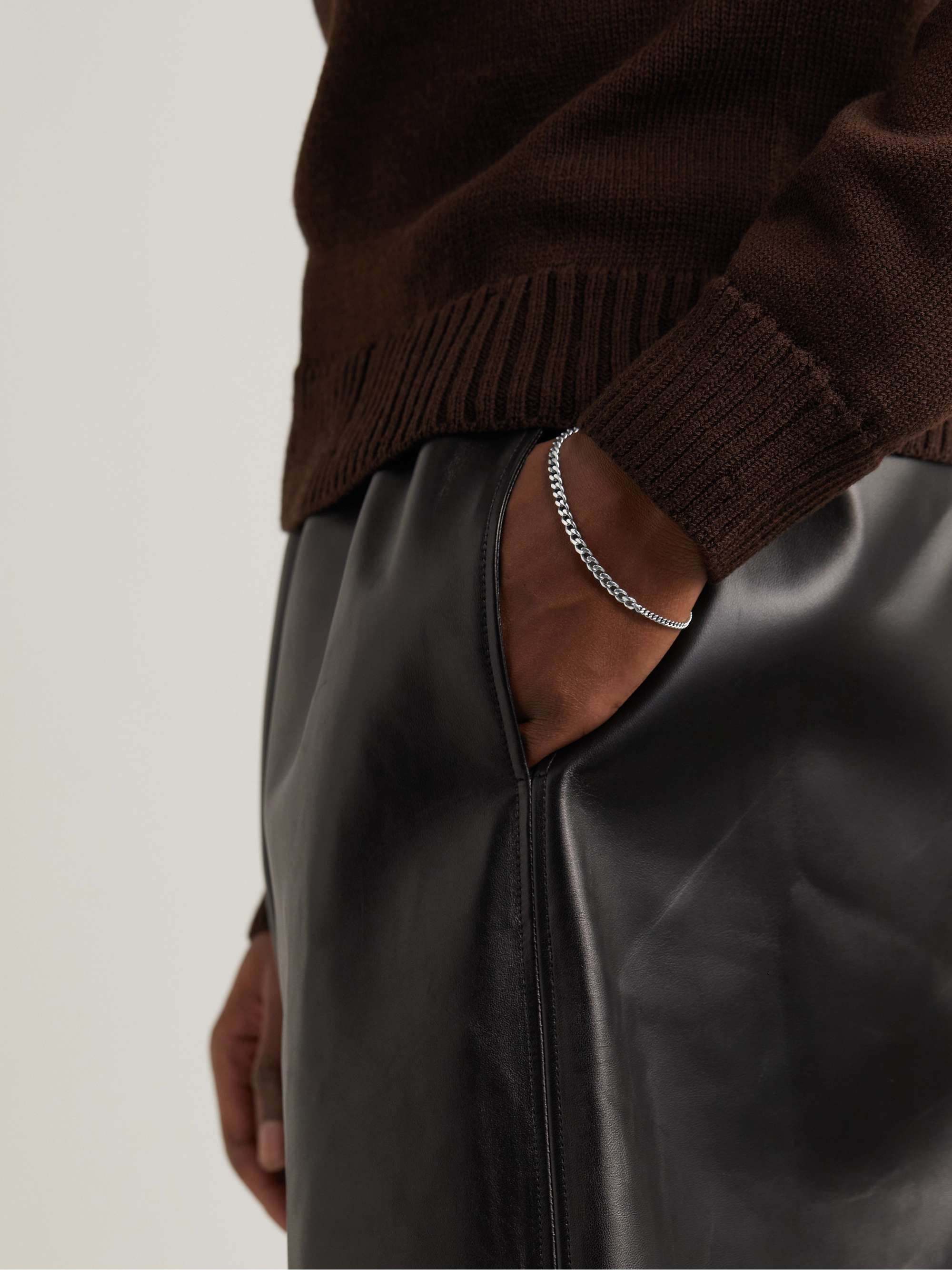 BOTTEGA VENETA Sterling Silver Chain Bracelet