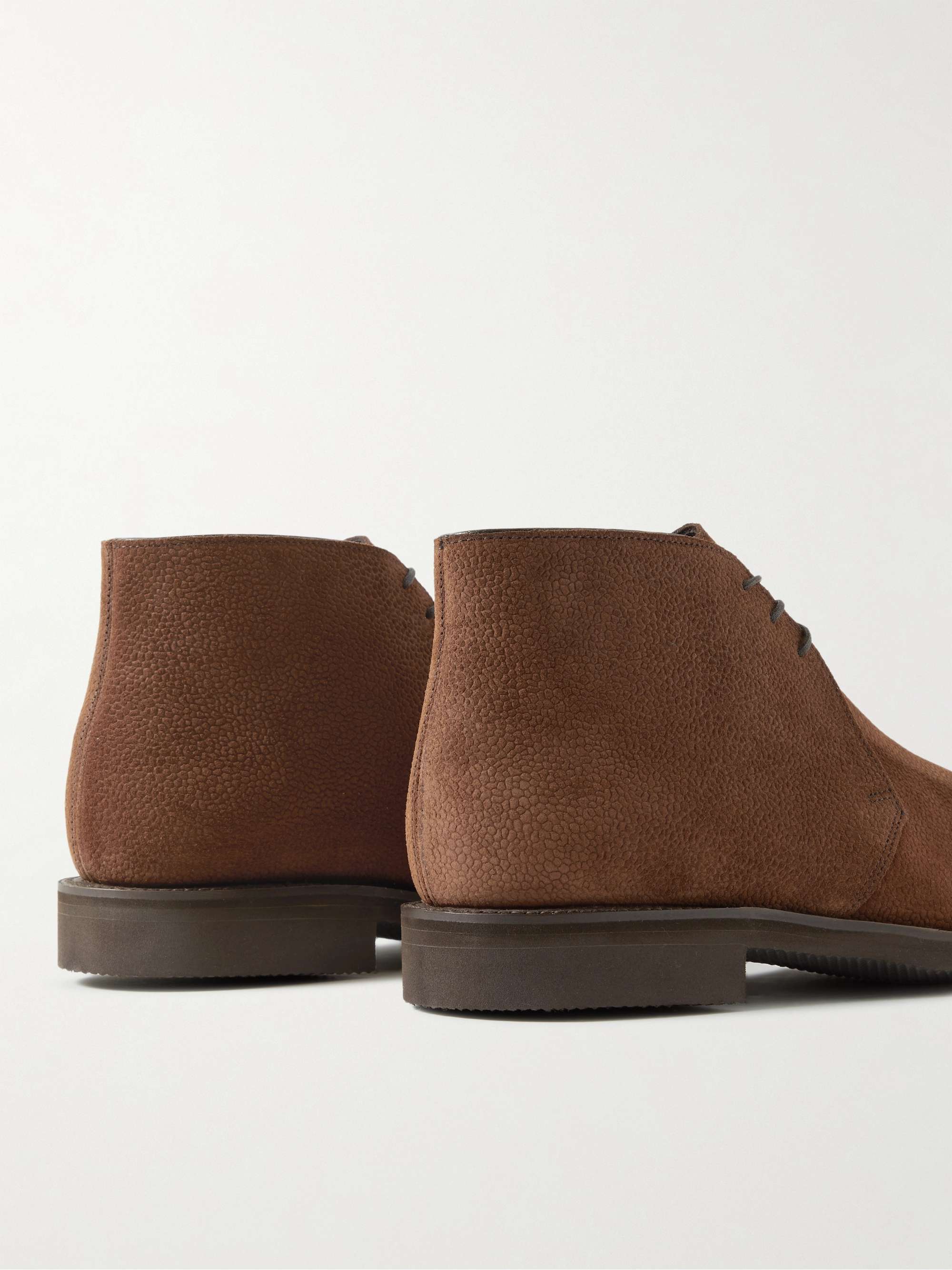 GEORGE CLEVERLEY Jacob Full-Grain Suede Chukka Boots