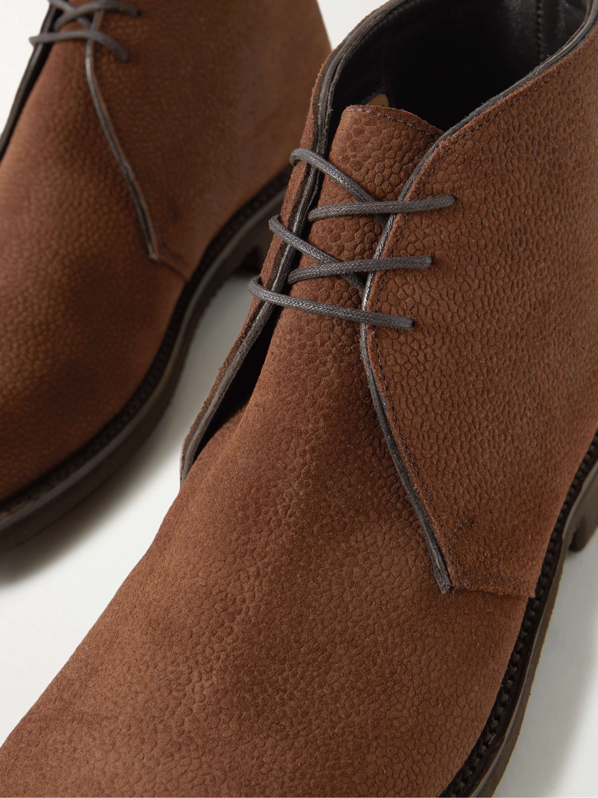 GEORGE CLEVERLEY Jacob Full-Grain Suede Chukka Boots