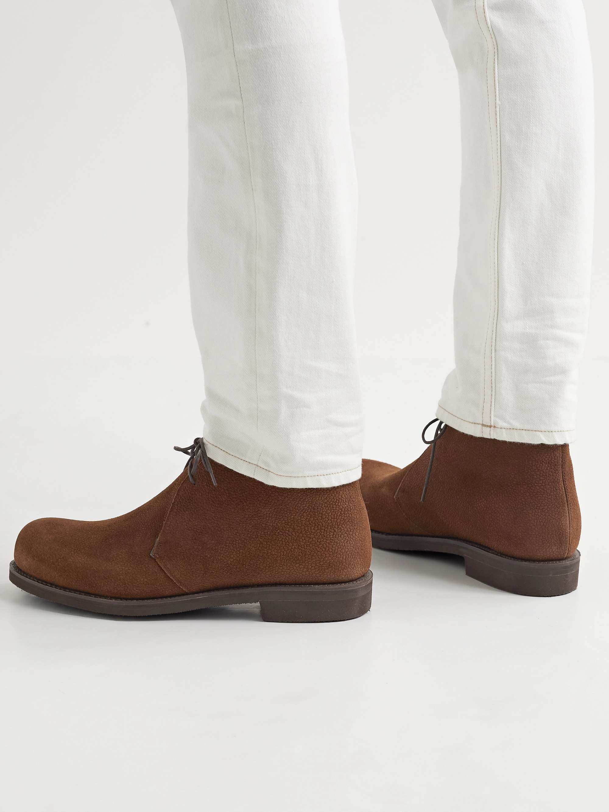 GEORGE CLEVERLEY Jacob Full-Grain Suede Chukka Boots