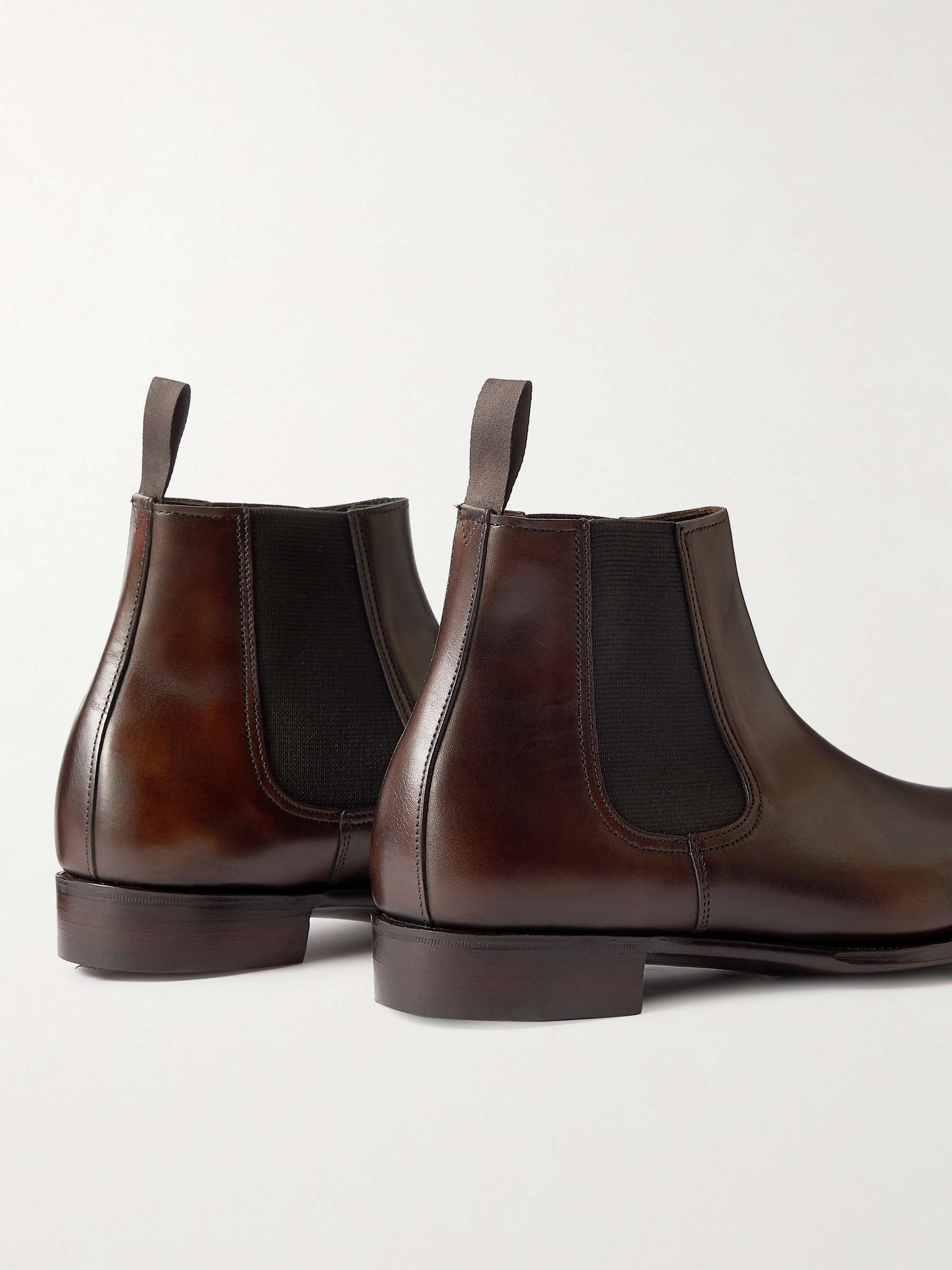 KINGSMAN + George Cleverley Jason Leather Chelsea Boots