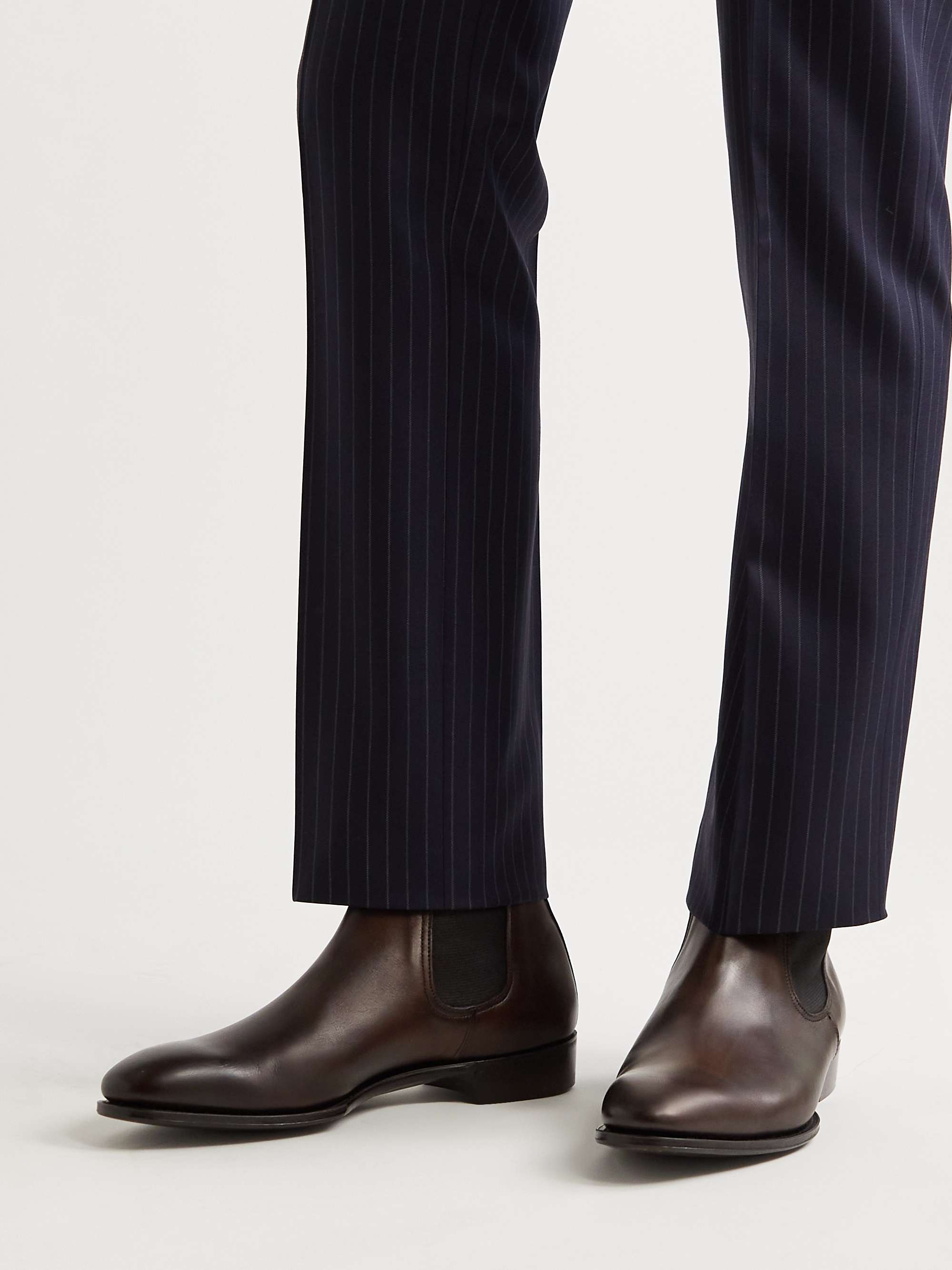 KINGSMAN + George Cleverley Jason Leather Chelsea Boots