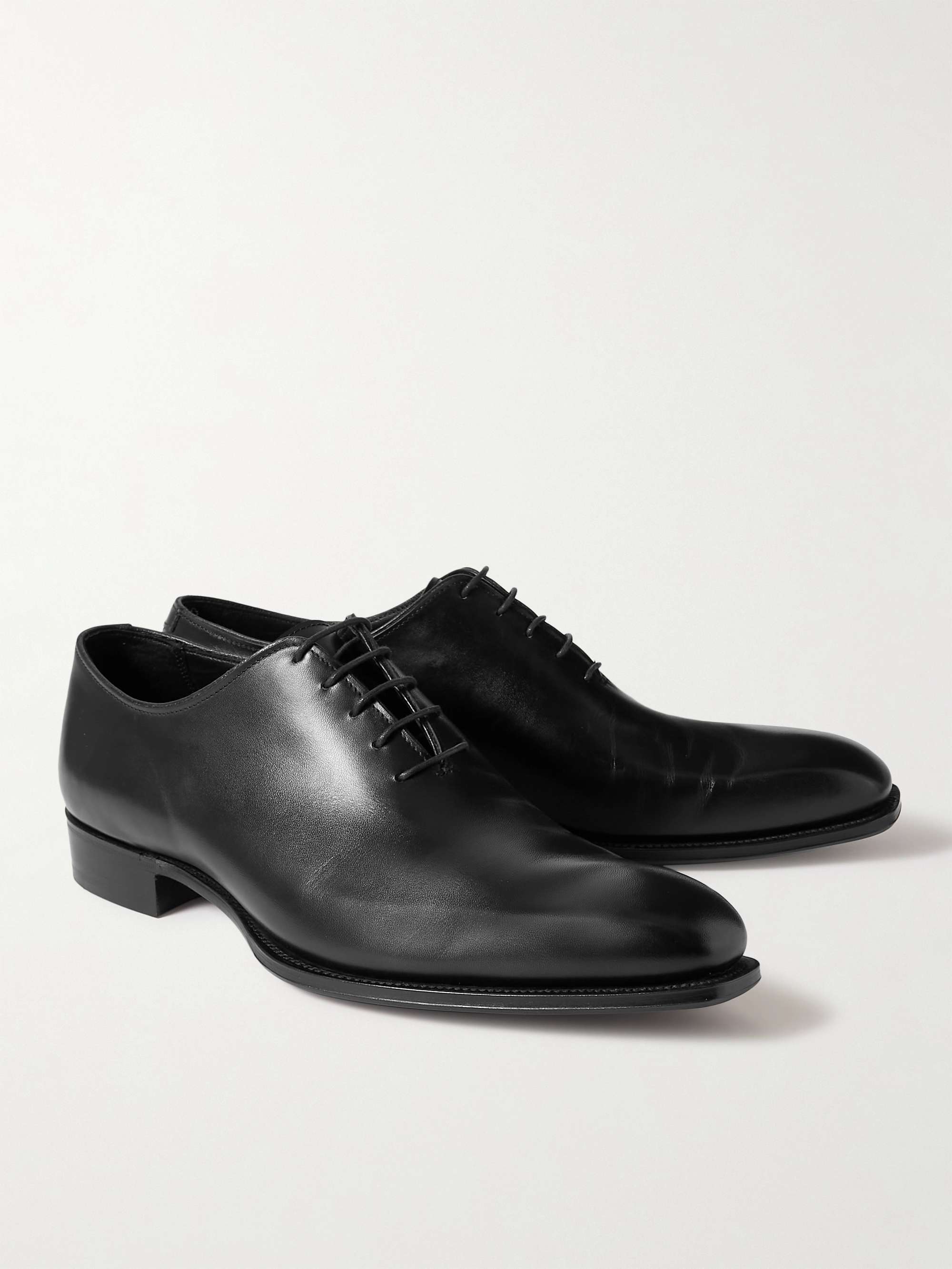 KINGSMAN Merlin Whole-Cut Leather Derby Shoes