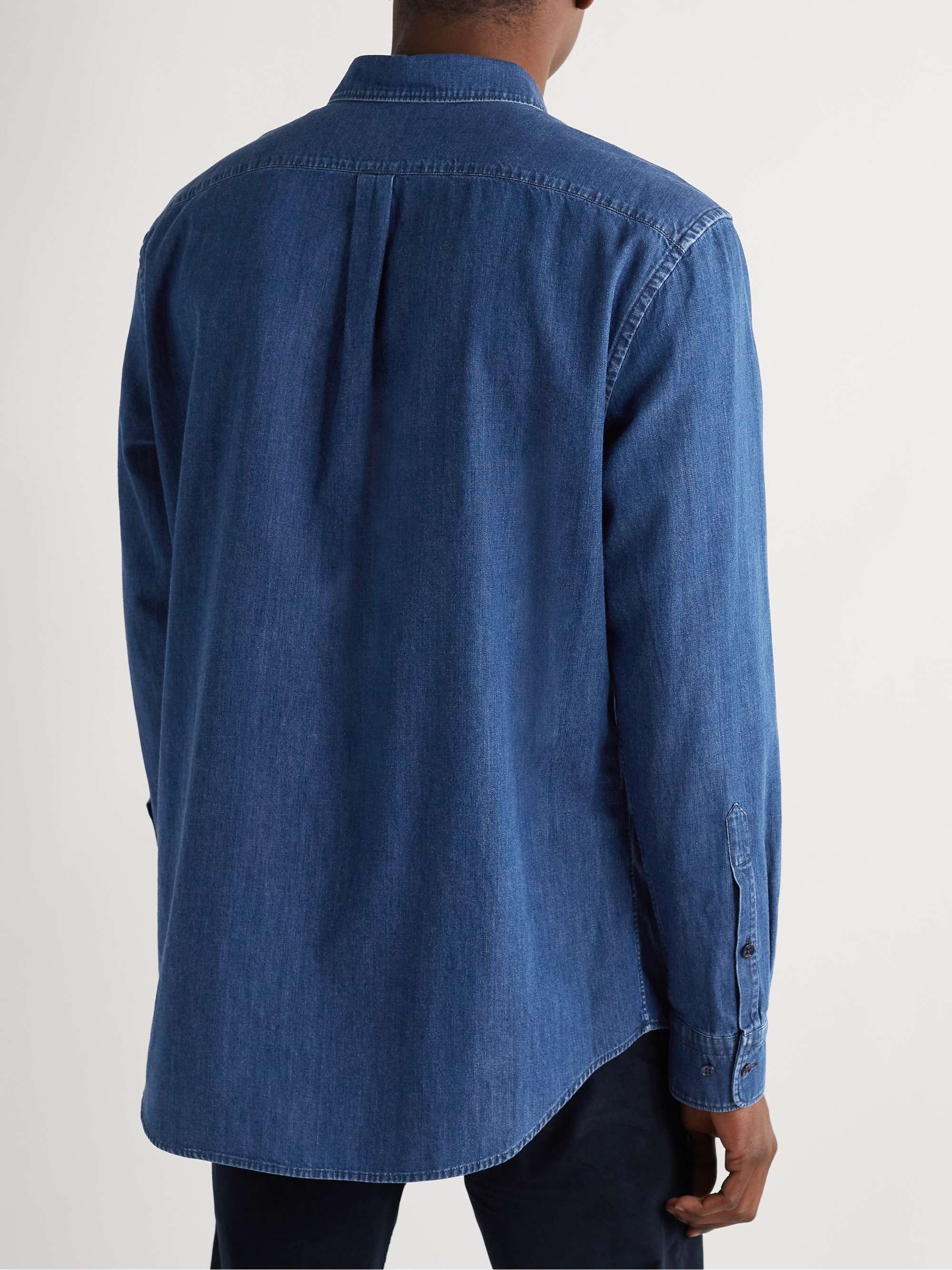 GABRIELA HEARST Quevedo Slim-Fit Denim Shirt