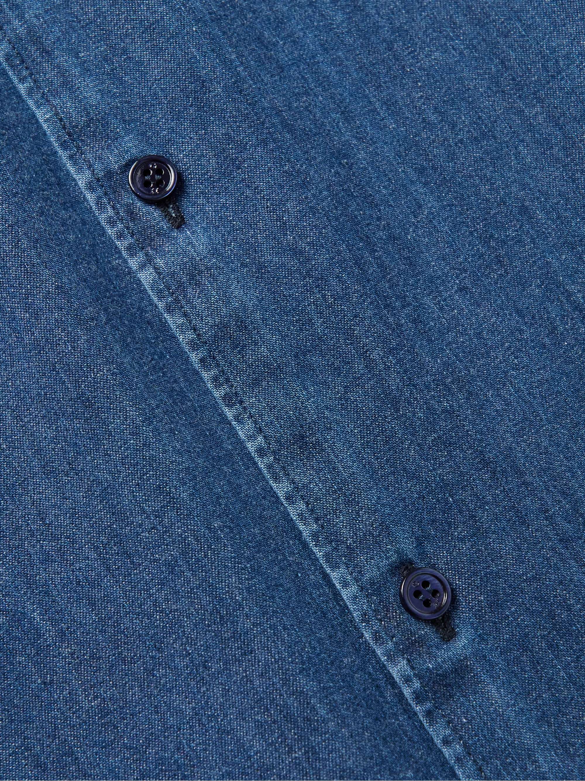 GABRIELA HEARST Quevedo Slim-Fit Denim Shirt