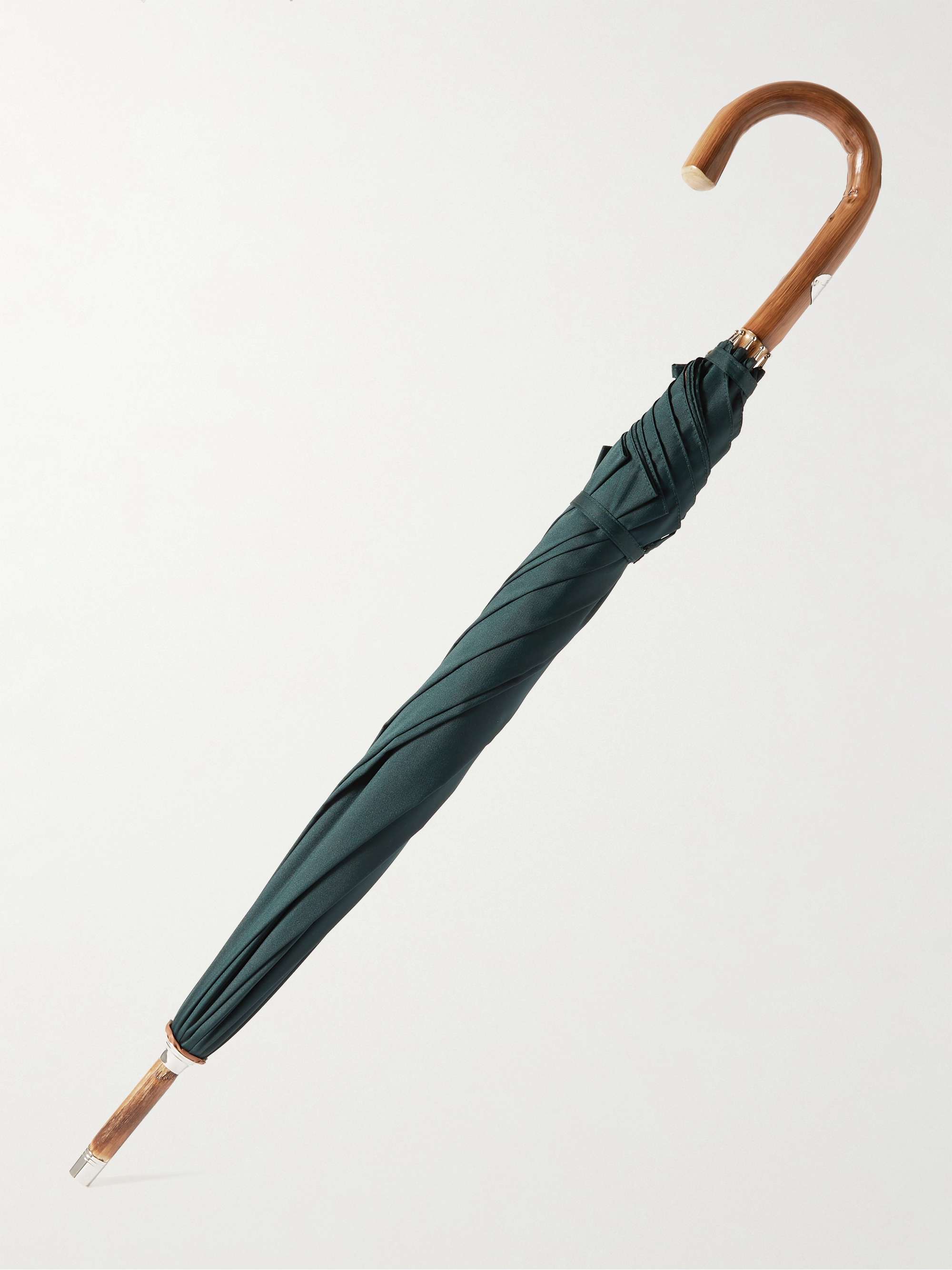FRANCESCO MAGLIA Chestnut Wood-Handle Umbrella