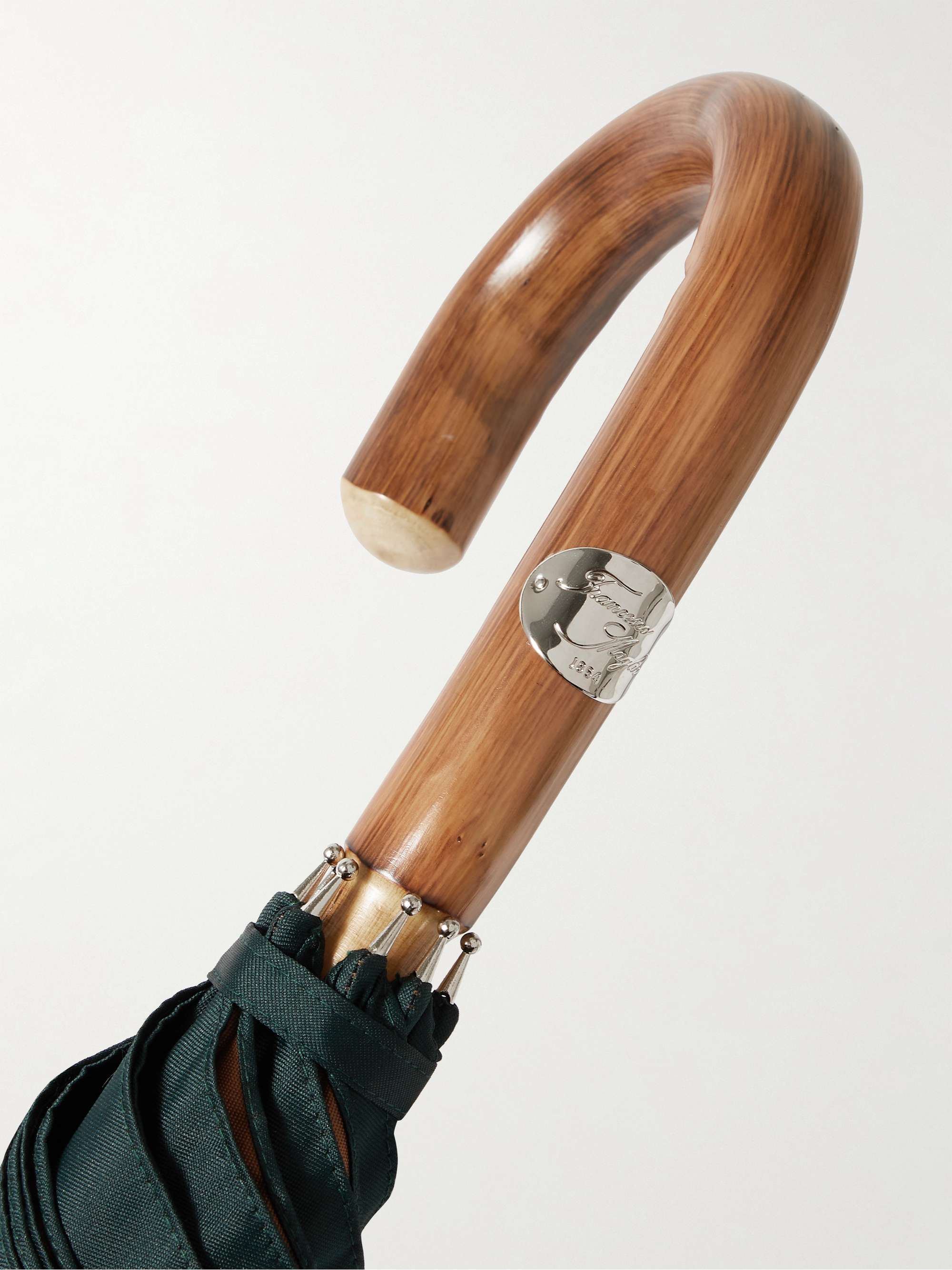 FRANCESCO MAGLIA Chestnut Wood-Handle Umbrella