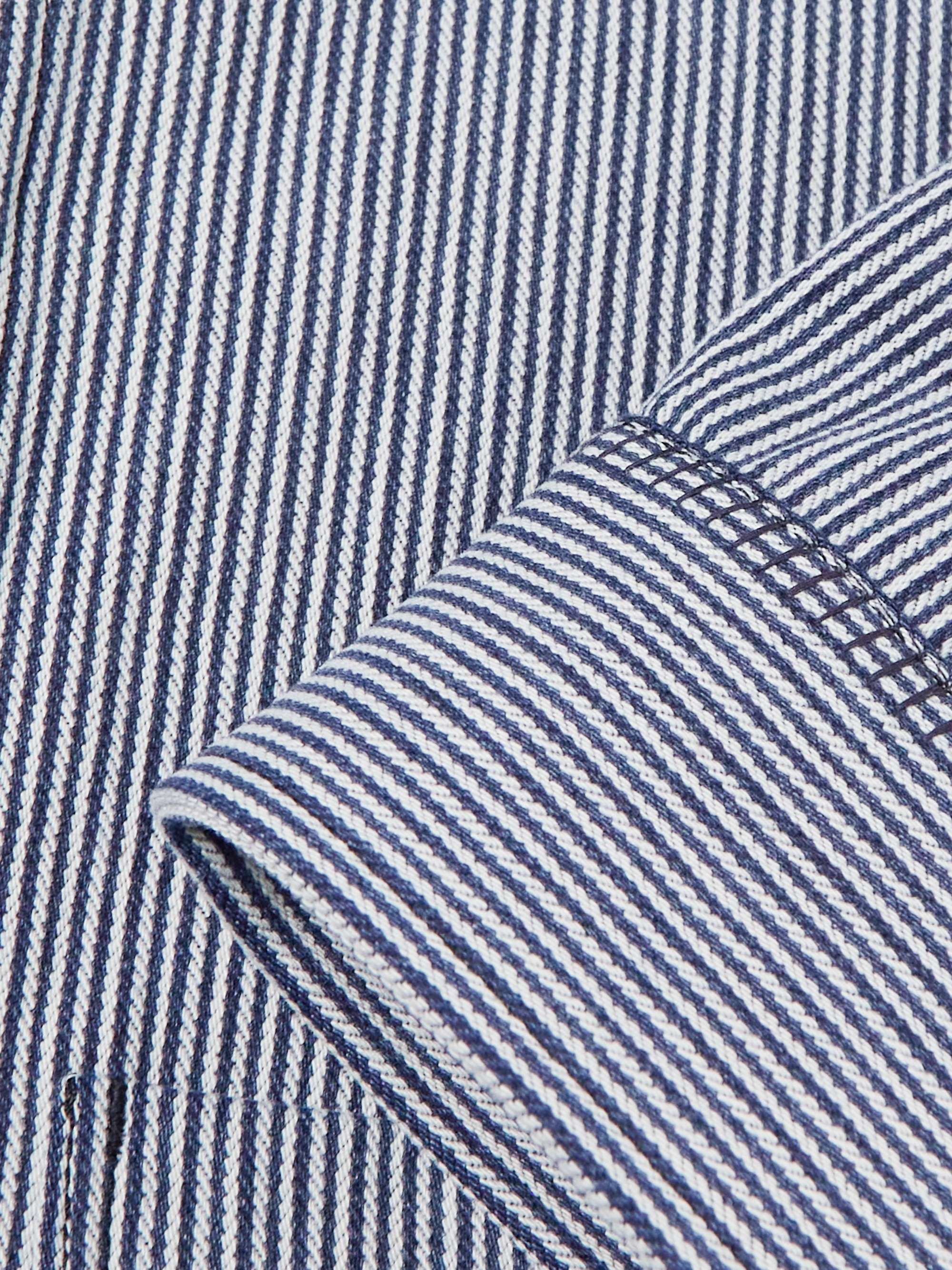 GABRIELA HEARST Silas Striped Cotton Overshirt