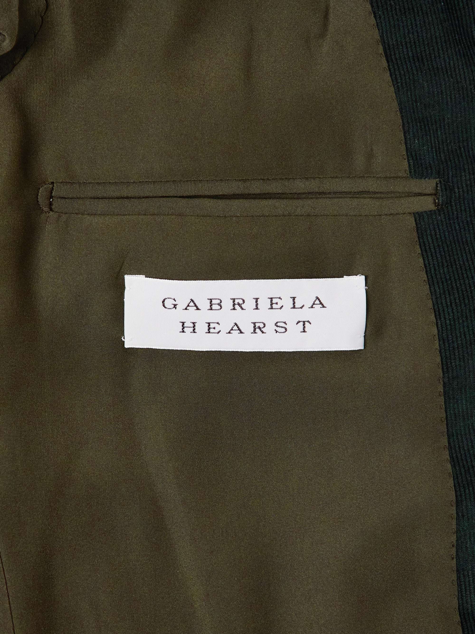 GABRIELA HEARST Damien Cotton-Corduroy Suit Jacket