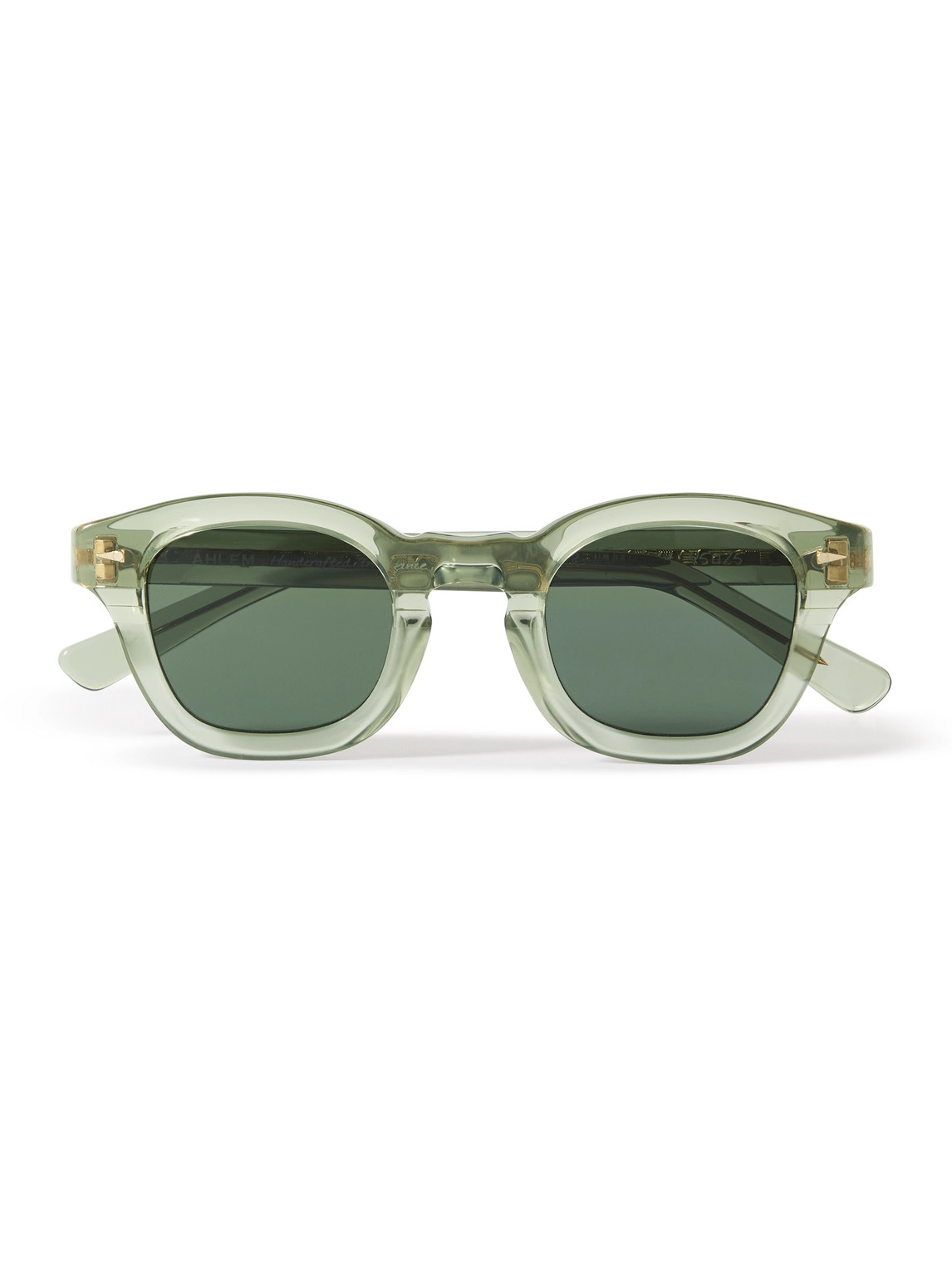 Ahlem Le Marais Square-frame Acetate Sunglasses In Green