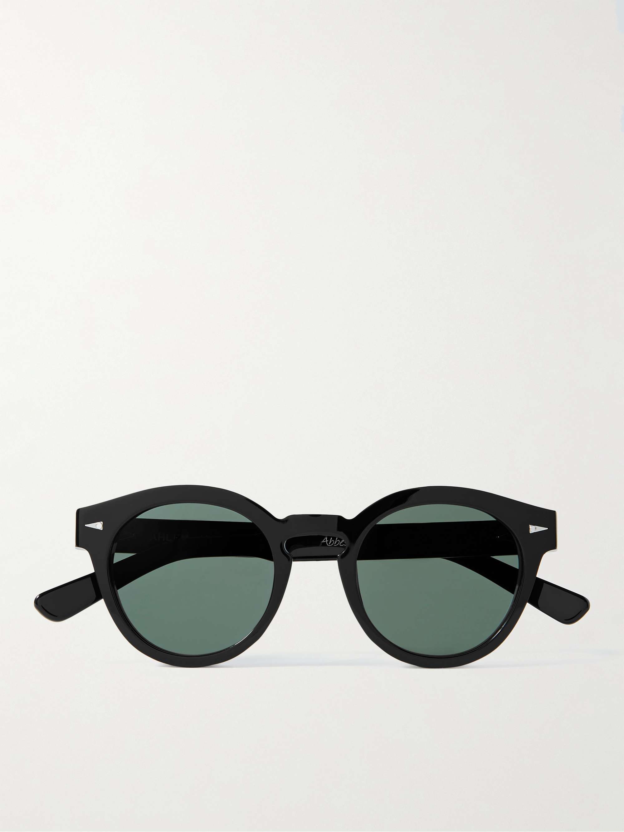 AHLEM Abbesses Round-Frame Acetate Sunglasses