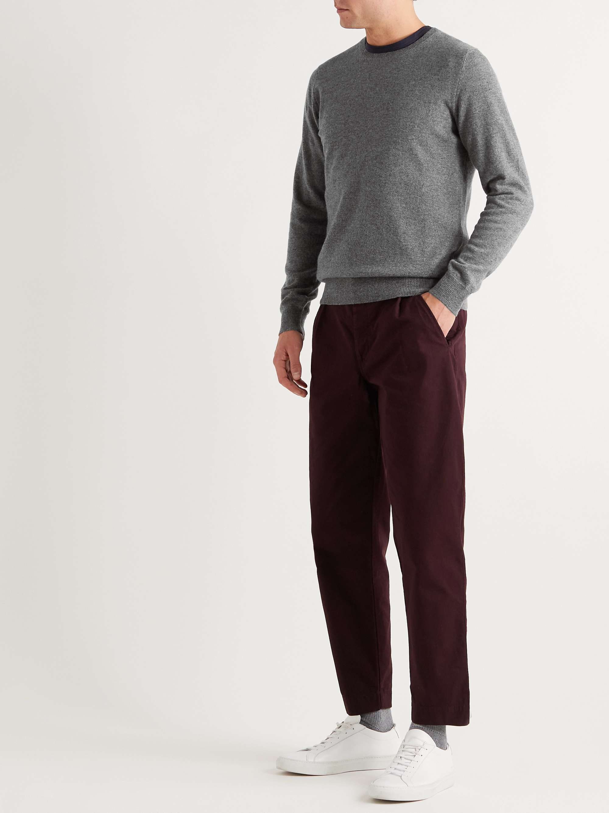 INCOTEX Wool and Cashmere-Blend Sweater