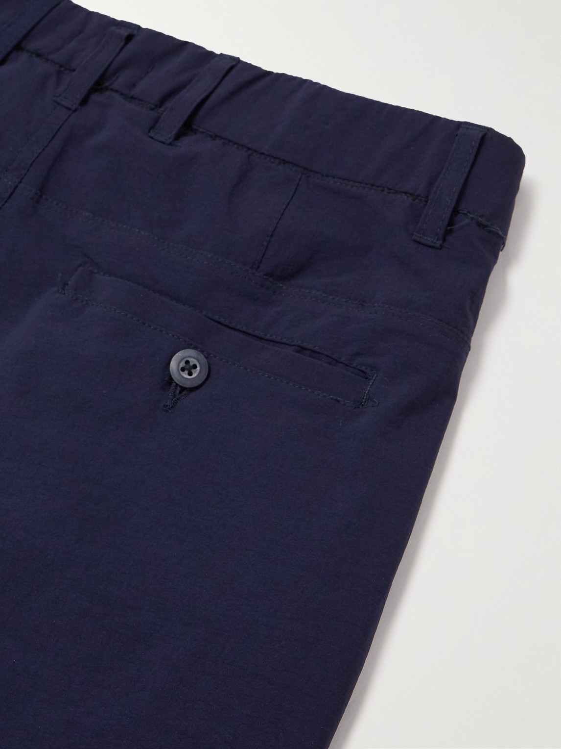 Shop Onia 360 Tech Tapered Stretch-nylon Trousers In Blue
