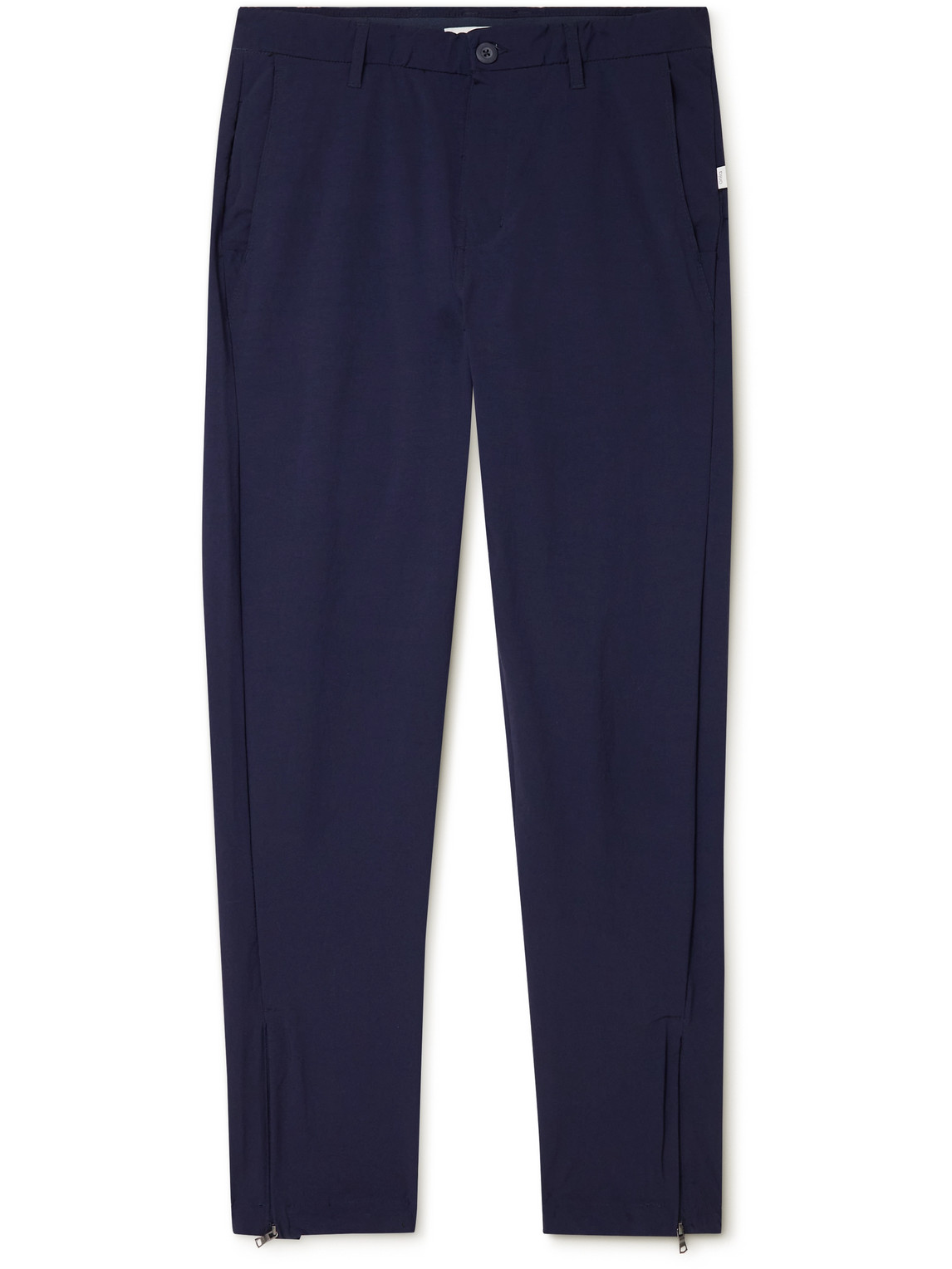 Onia 360 Tech Tapered Stretch-nylon Trousers In Blue
