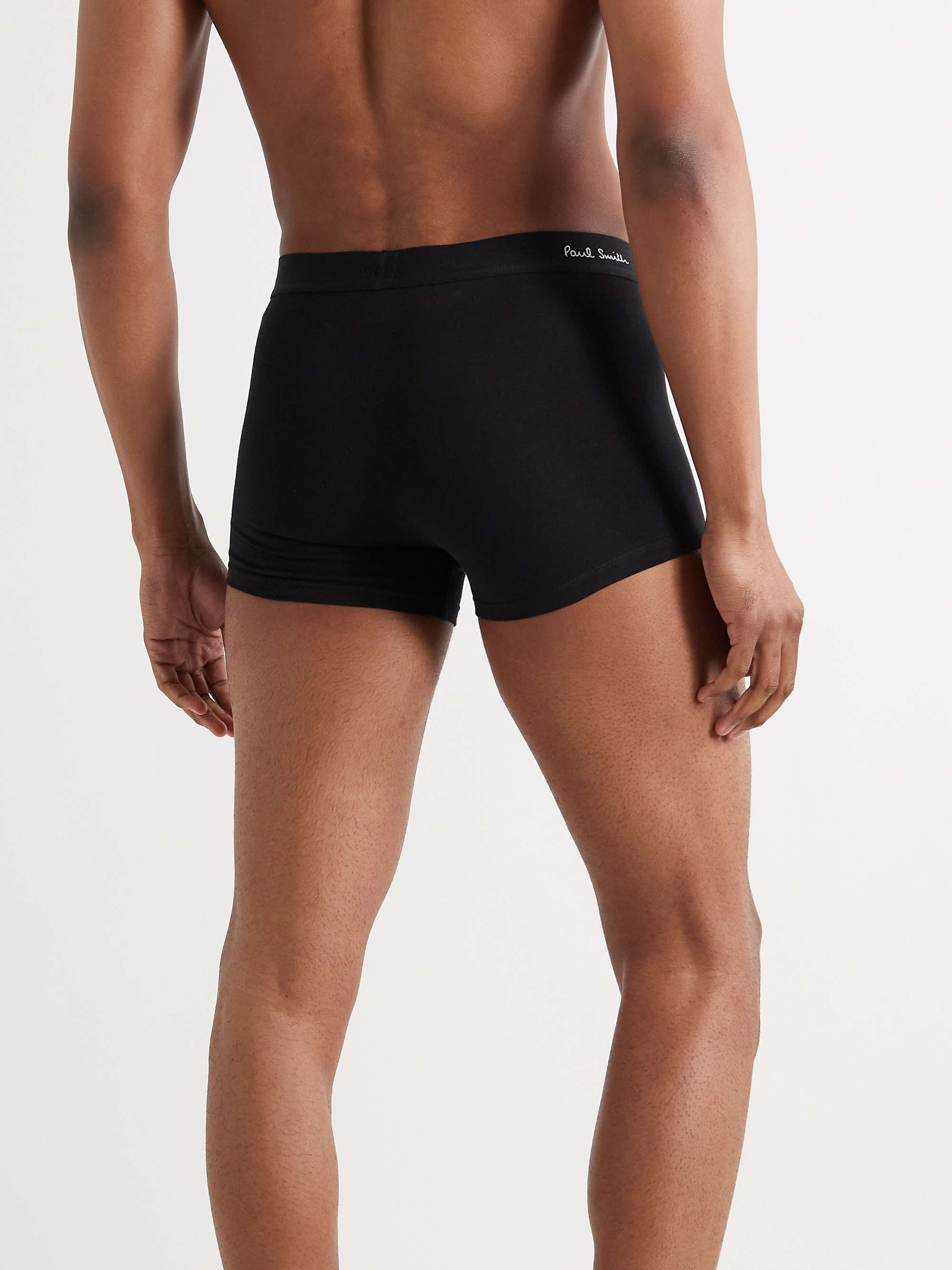 PAUL SMITH Three-Pack Stretch-Cotton Boxer Briefs