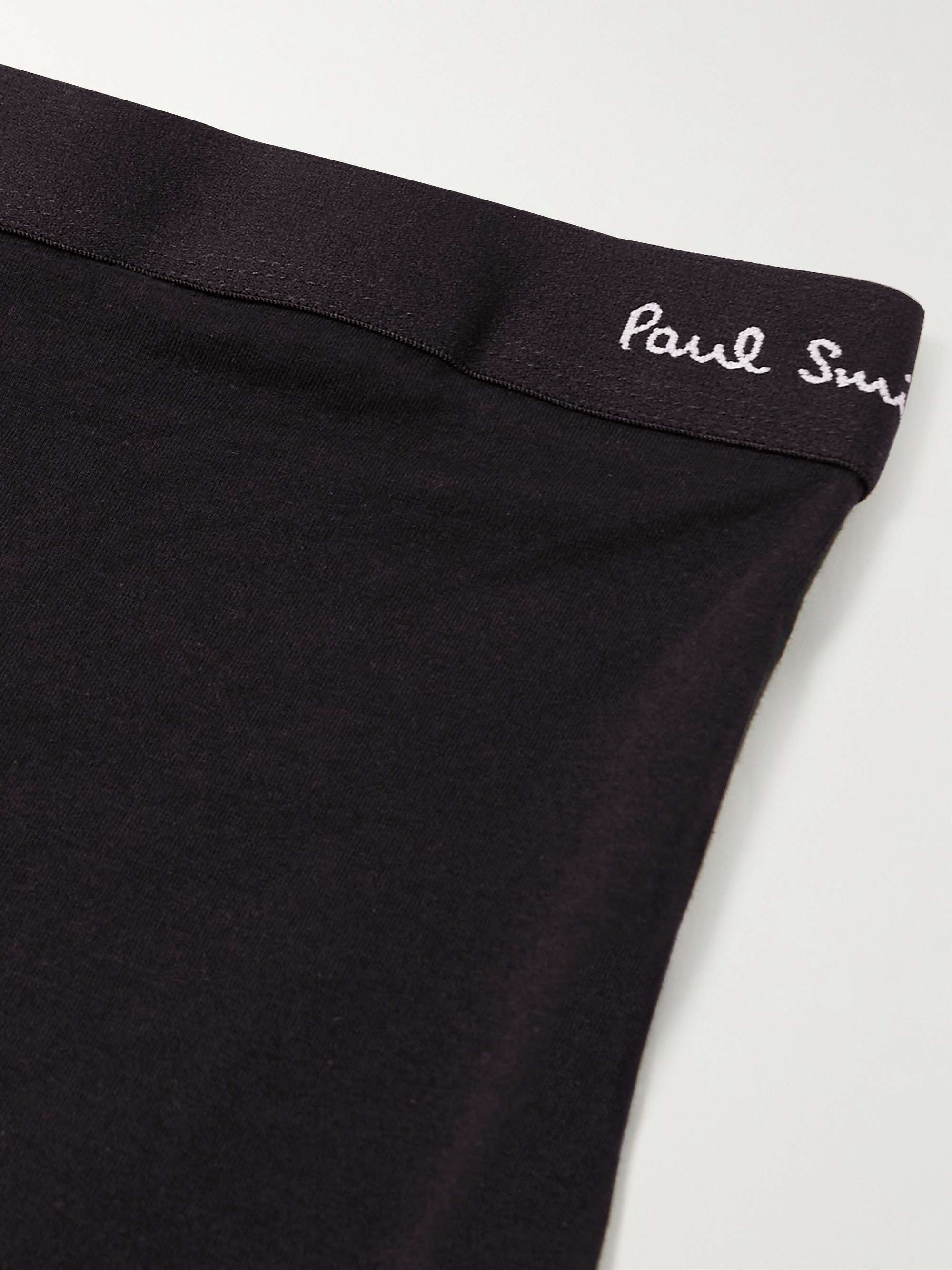 PAUL SMITH Three-Pack Stretch-Cotton Boxer Briefs