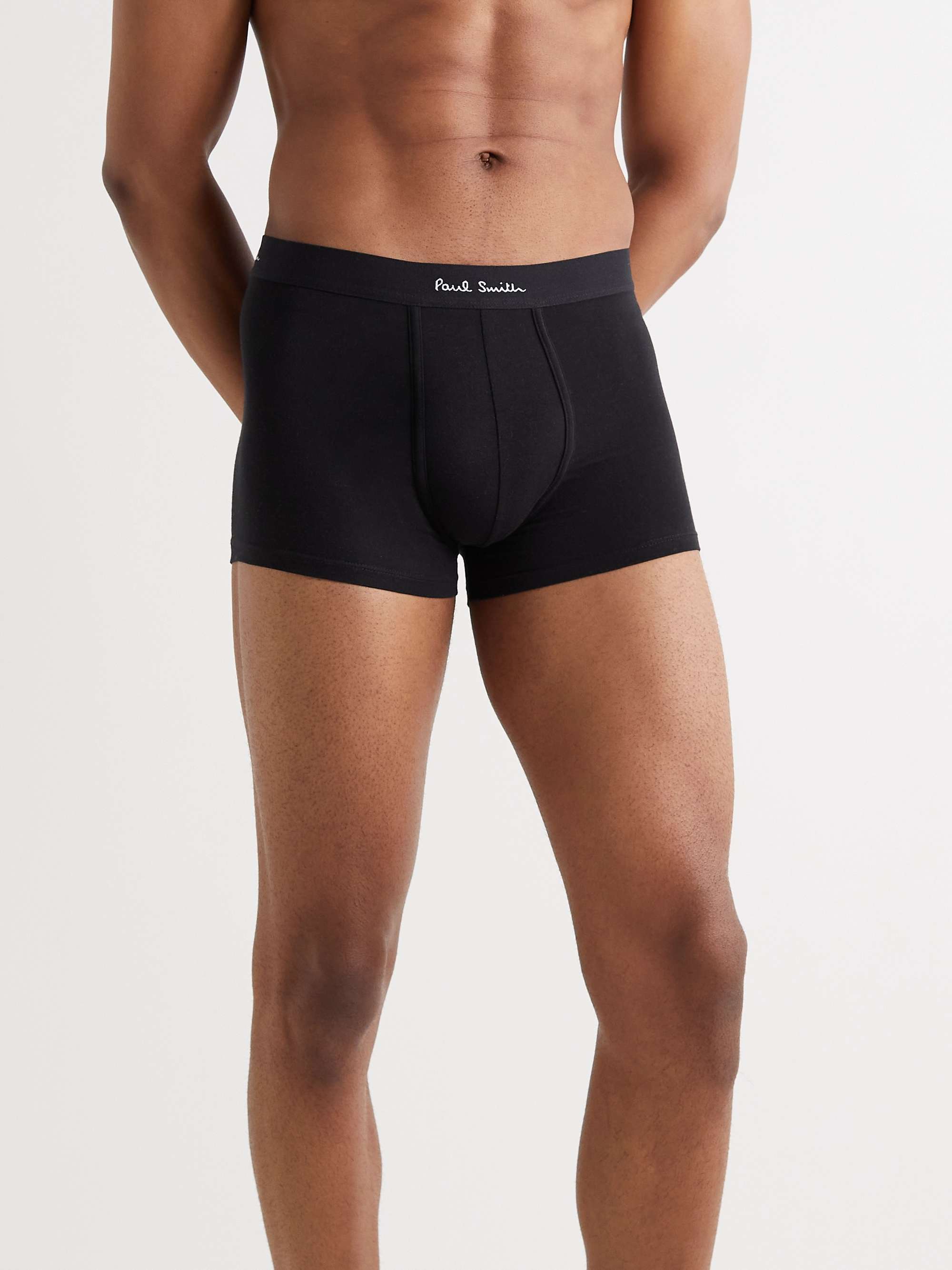 PAUL SMITH Three-Pack Stretch-Cotton Boxer Briefs