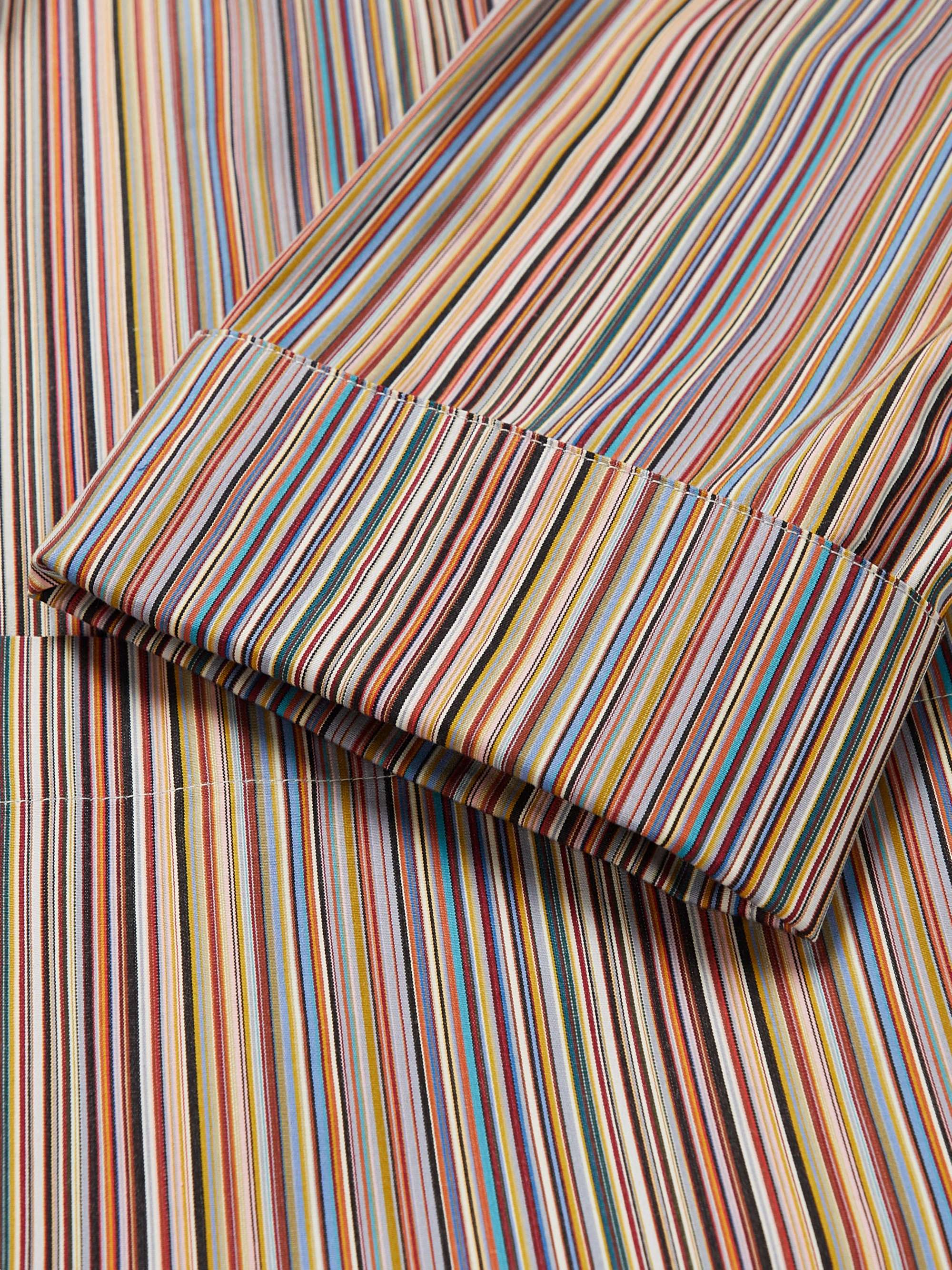 PAUL SMITH Striped Cotton-Poplin Robe