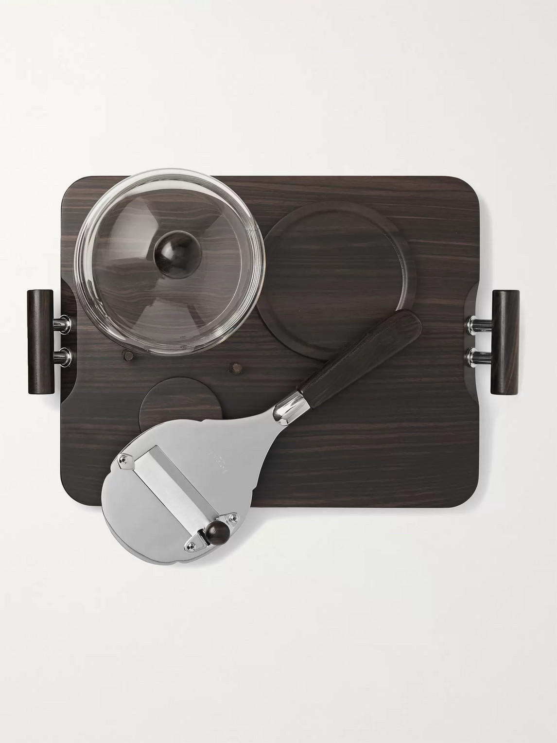 Ebony and Stainless Steel Truffle Shaver Set — 2