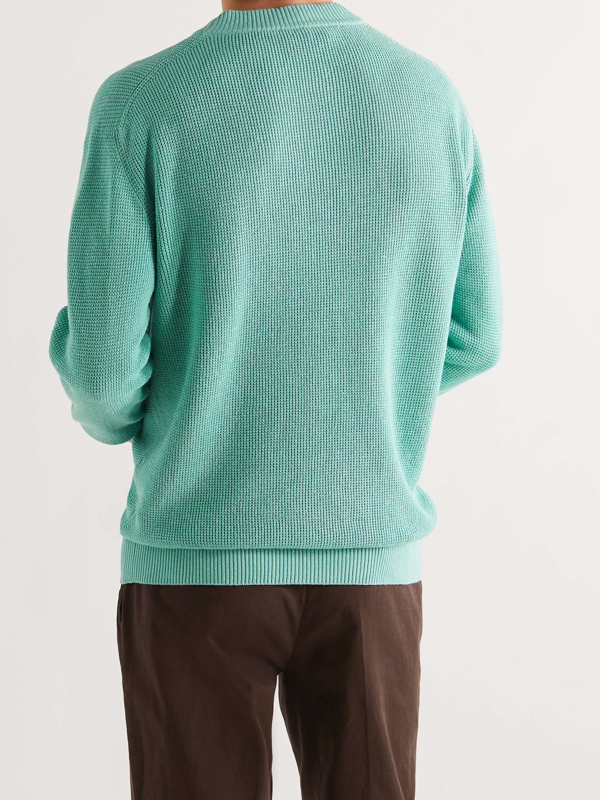 LORO PIANA Prescott Silk and Linen-Blend Sweater