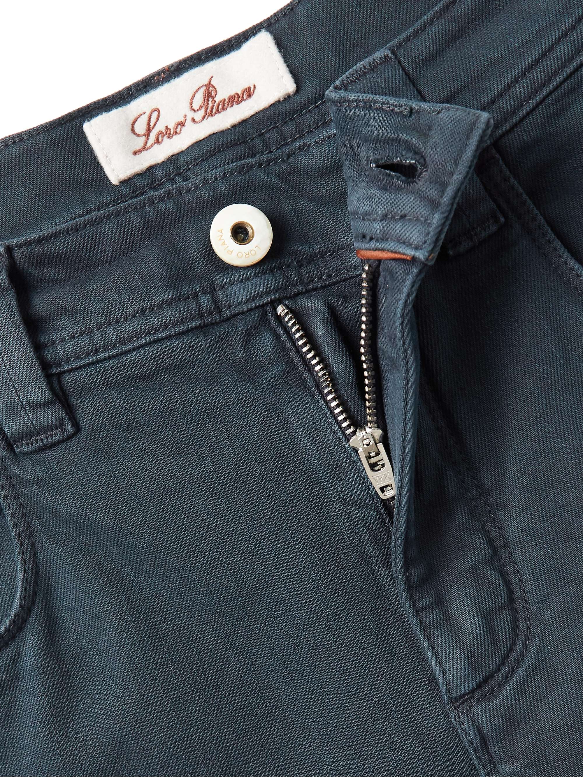 LORO PIANA Slim-Fit Rain System Denim Jeans