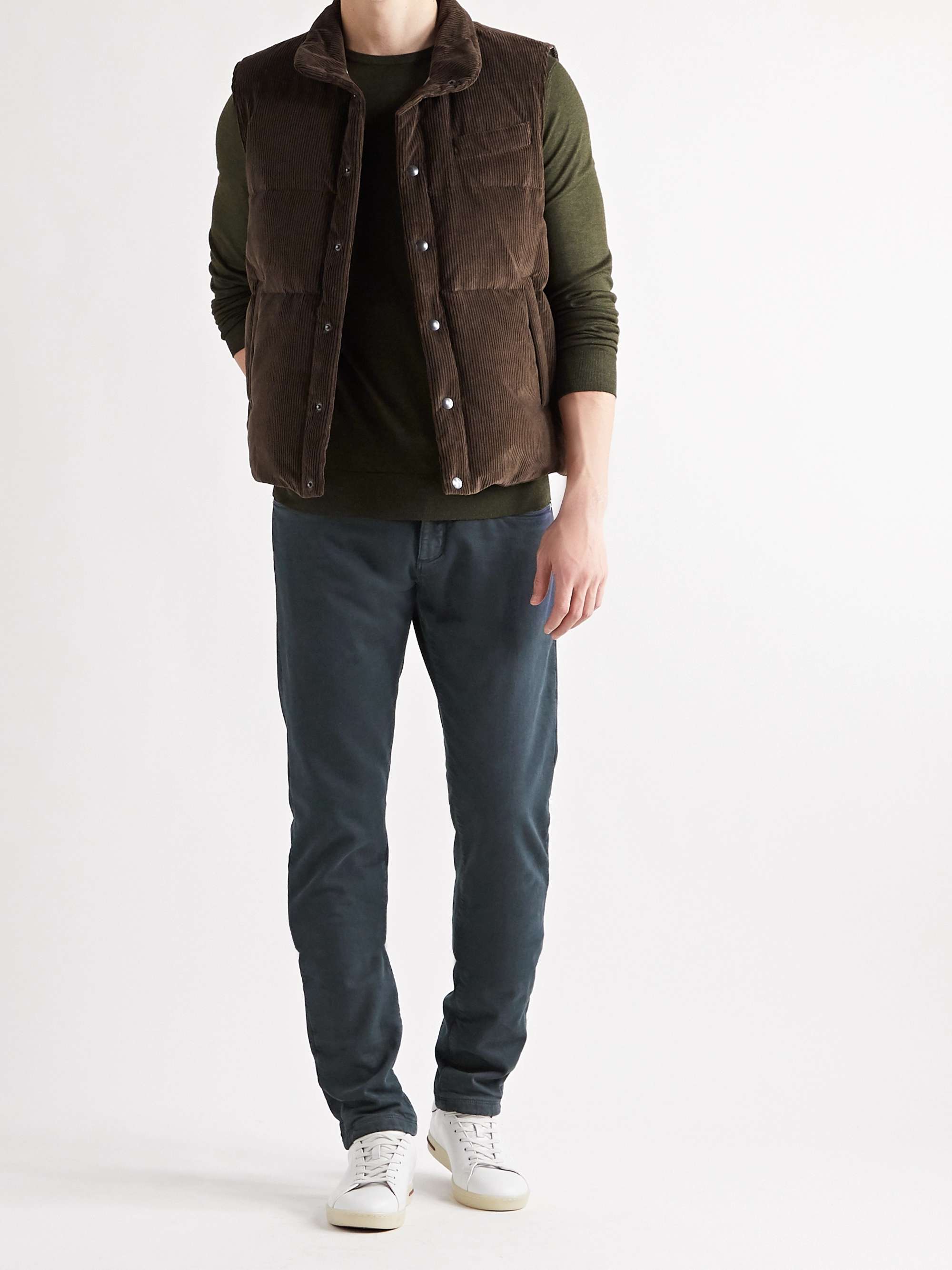 LORO PIANA Slim-Fit Rain System Denim Jeans